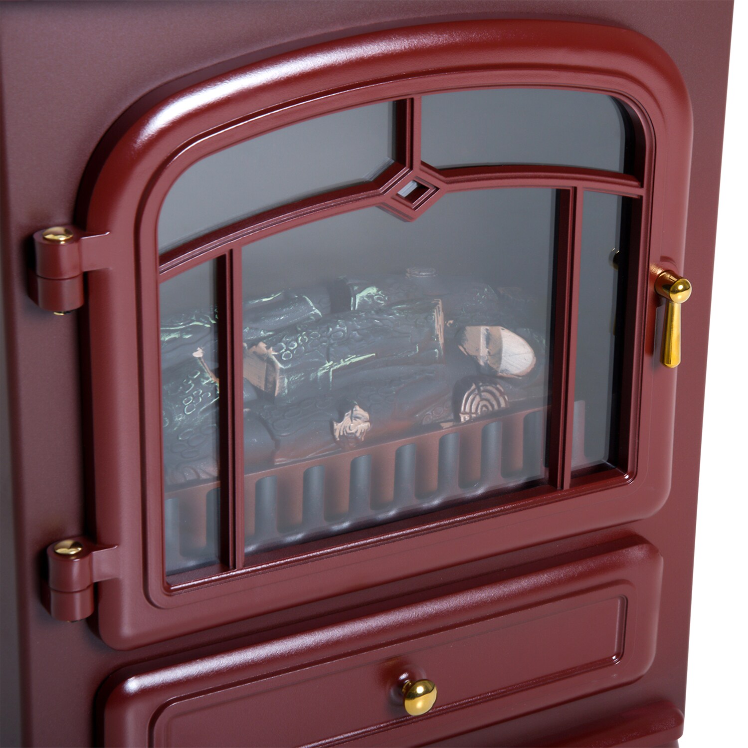 HomCom 820-037RD Electric-Fireplaces - View #3