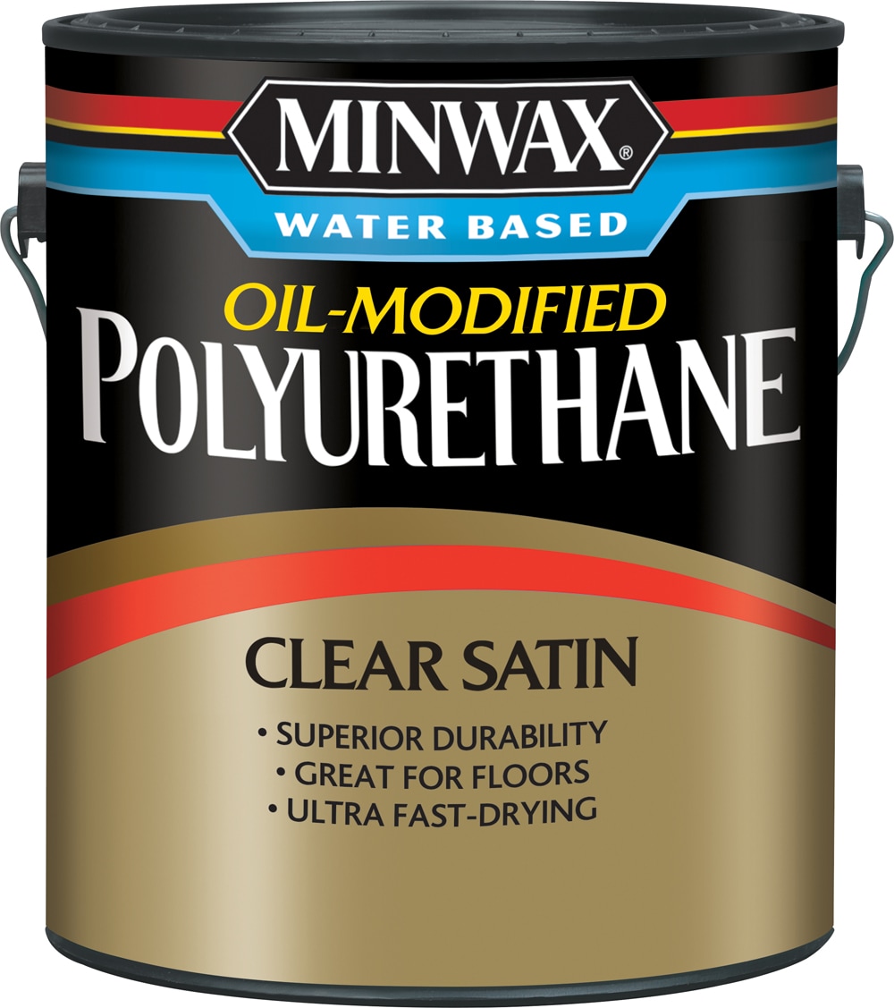 Minwax Gloss Water Based Oil-Modified Interior Polyurethane, 1 Qt