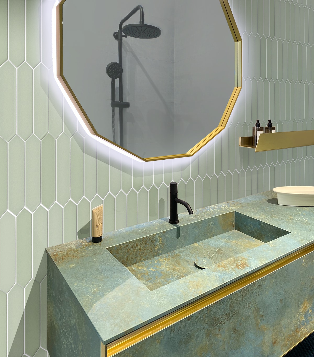 Apollo Tile APLALF88MINT Ceramic-Tile - View #2