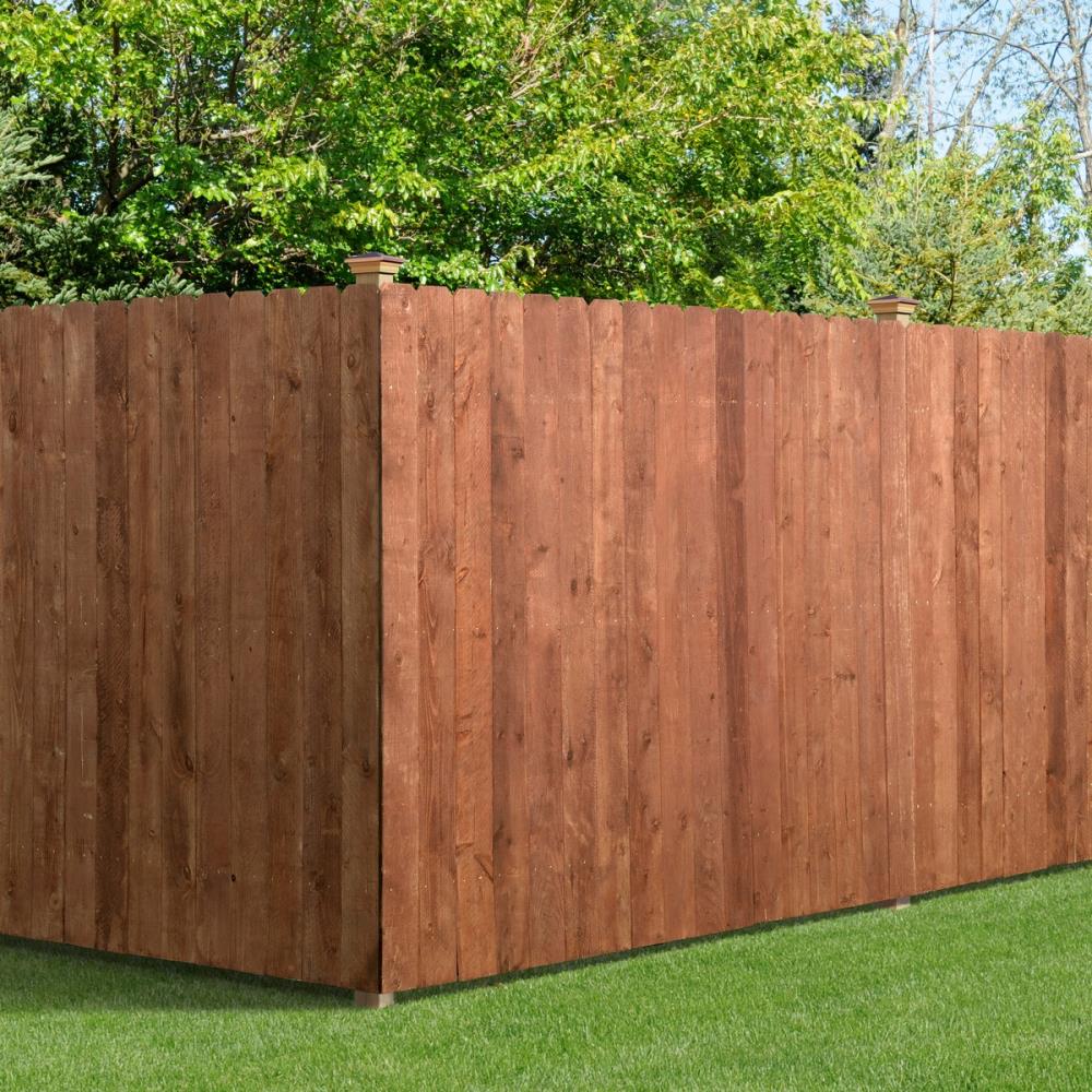 Dog ear fence pickets lowes best sale