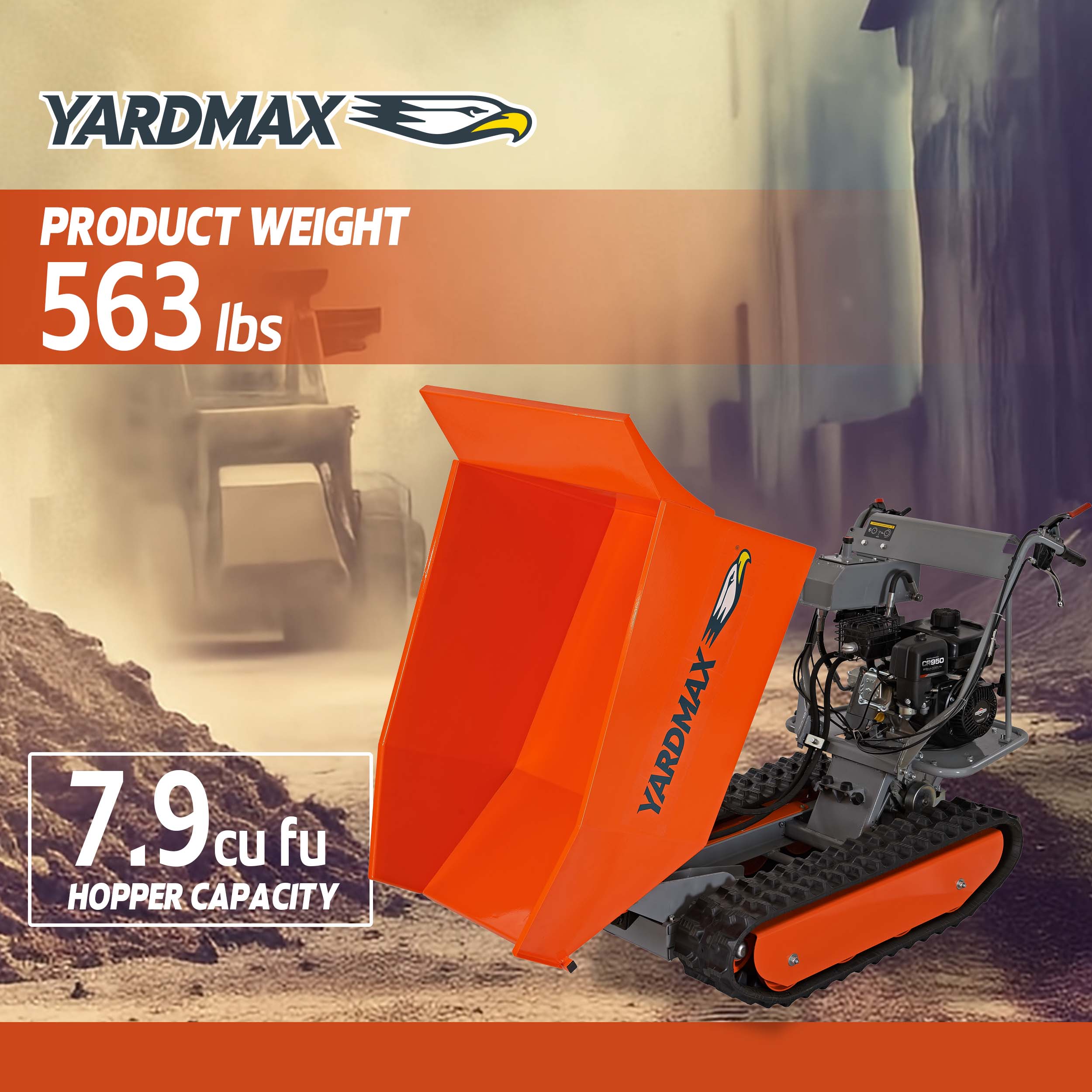 YARDMAX YD8105 Dump-Cart - View #9