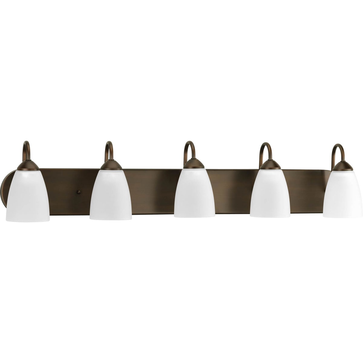 Progress Lighting P2713-20 Gather 36-in 5 -Light Antique Bronze Transitional Vanity light