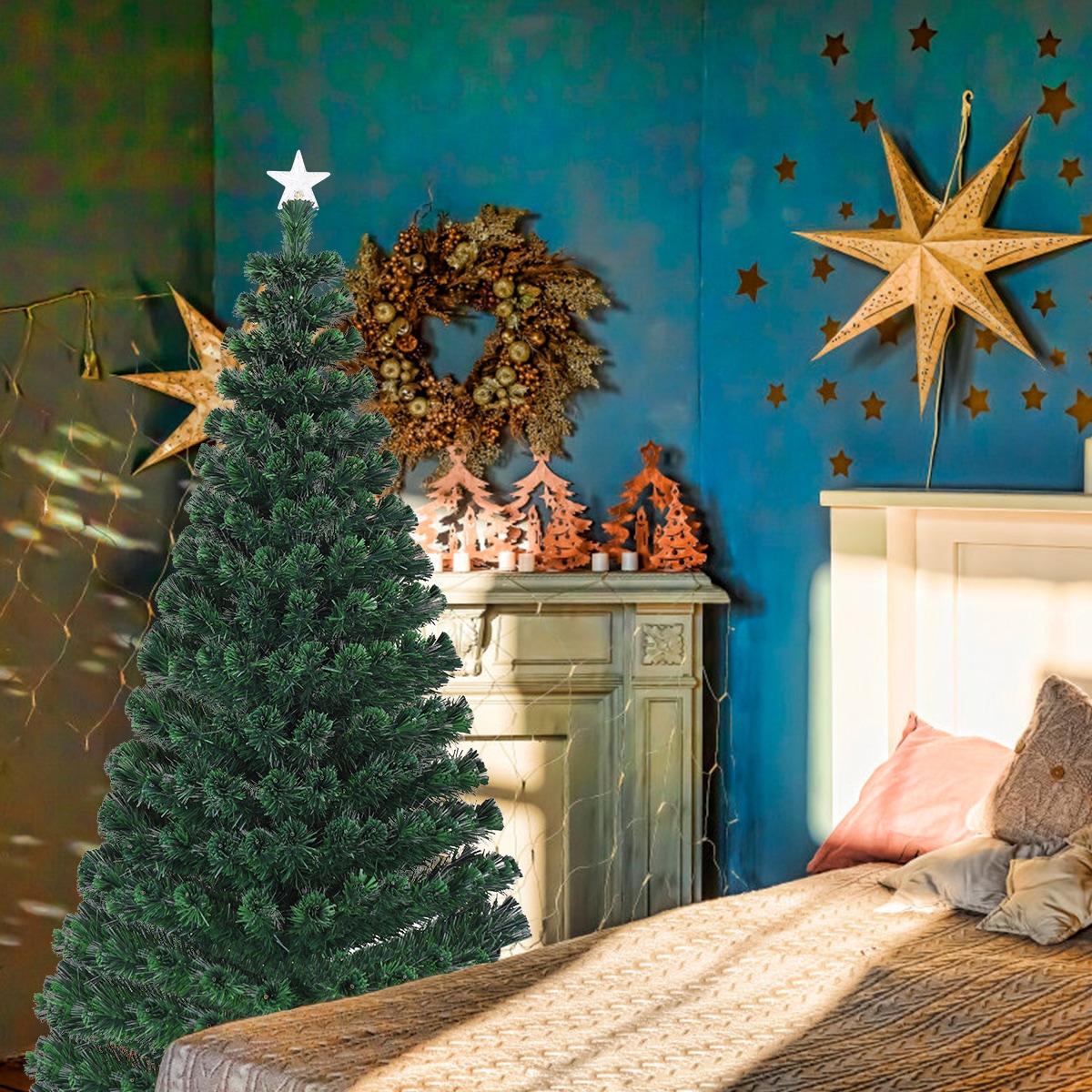Costway CM20580 Artificial-Christmas-Trees - View #6