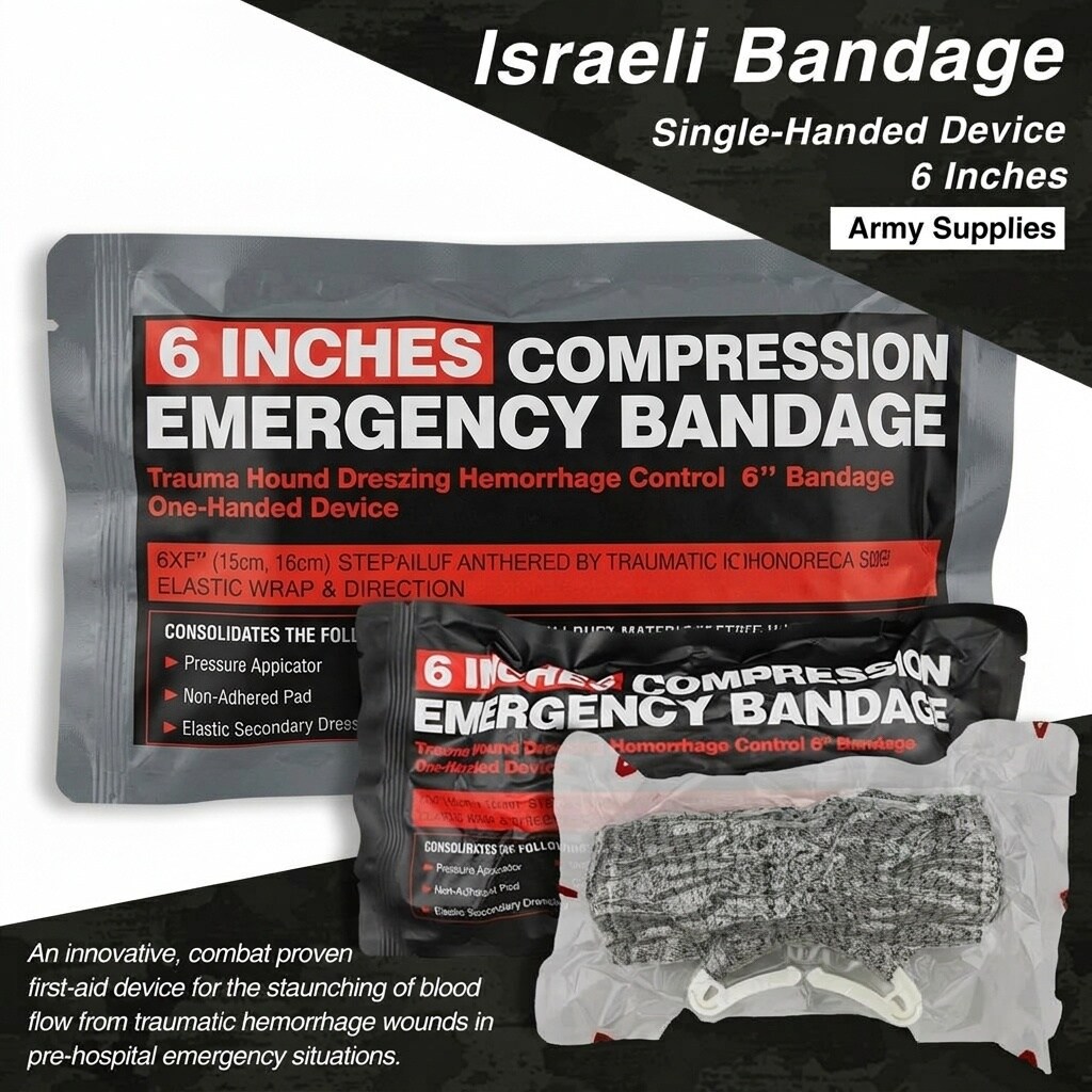 Etokfoks 1 Kit Survival First Aid Kit with Israeli Bandage Tourniquet ...