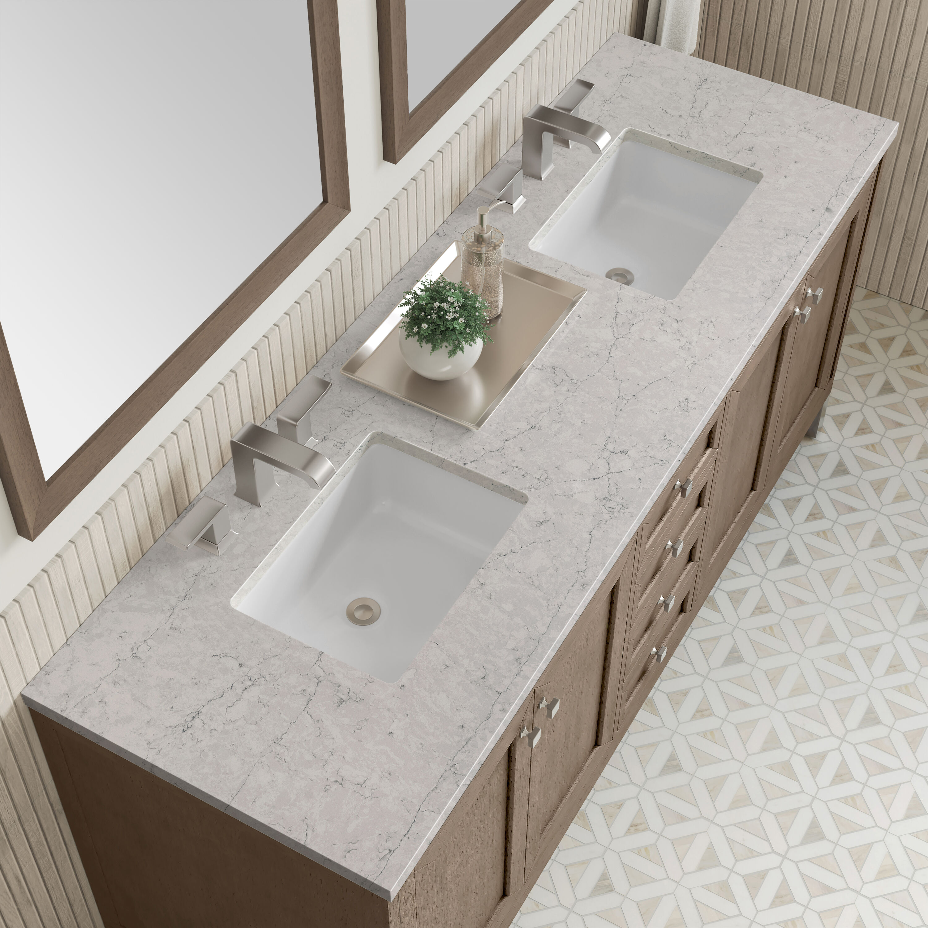 James Martin Vanities 305-V72-WWW-3EJP Bath-Vanity-Combo - View #9