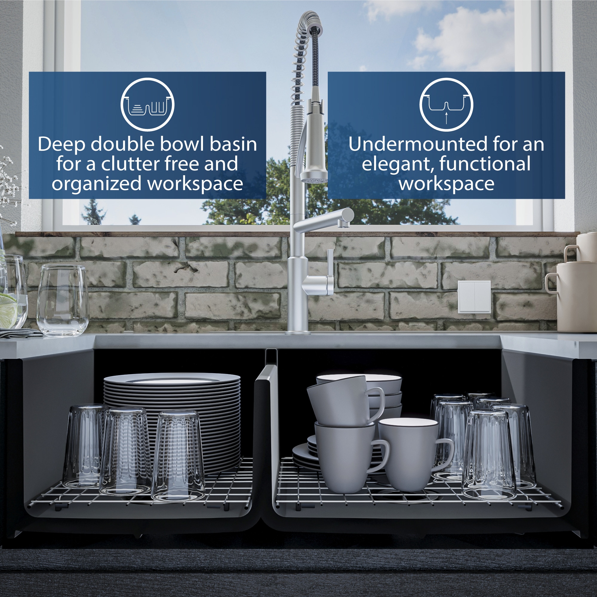 Karran FCP33DBMB Kitchen-Sinks - View #5