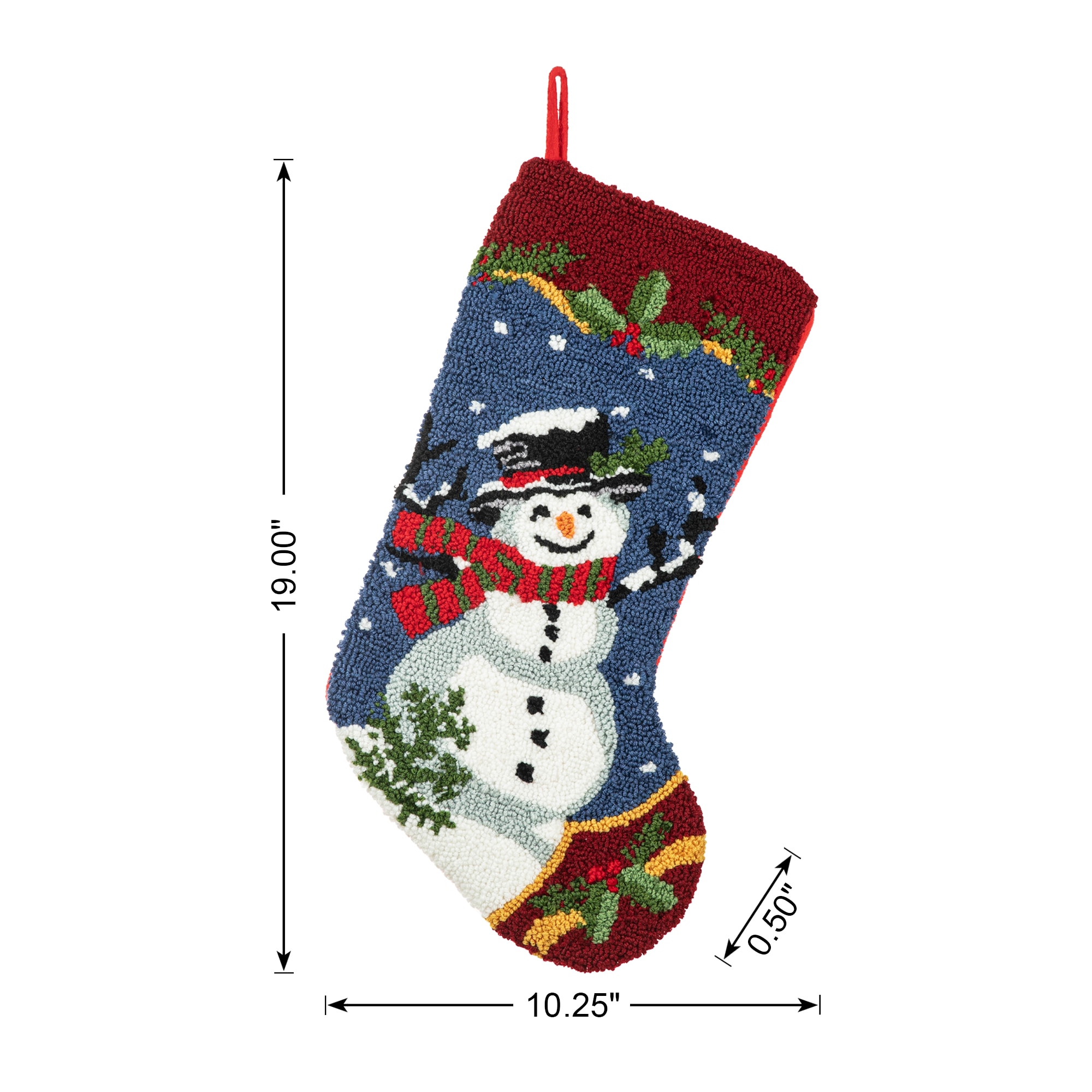 DIY Needlepoint Counted Cross Stitch Cozy Christmas Stocking