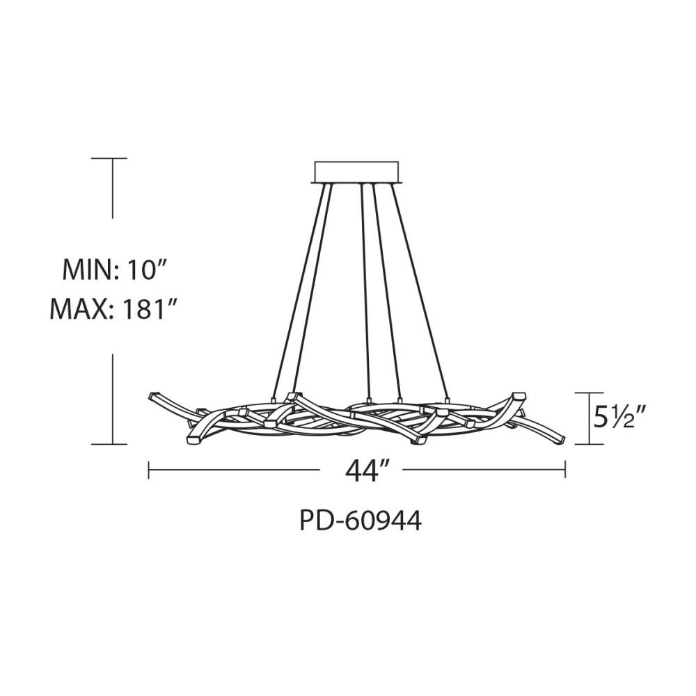 dweLED PD-60944-CH Pendant-Lights - View #5