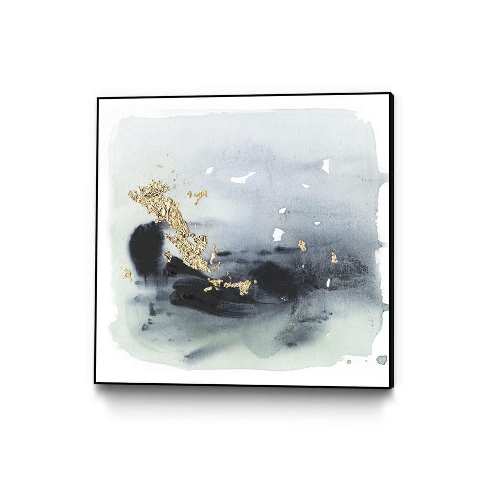 GIANT ART WAG126347_3030CF Black Wood Framed 30-in H x 30-in W Abstract Print on Canvas