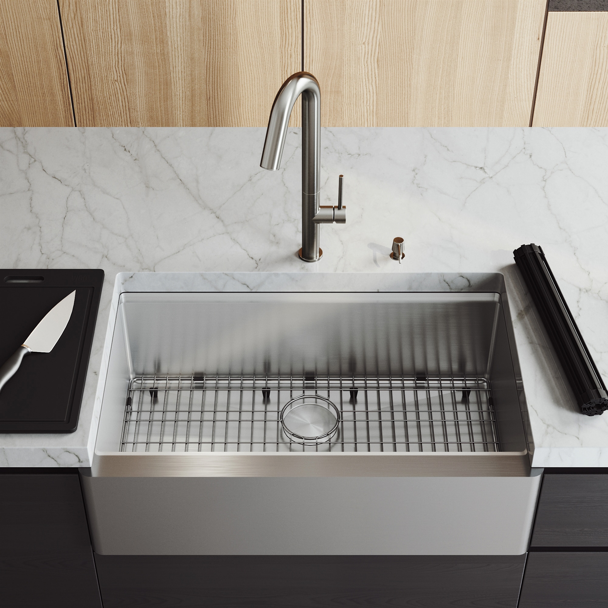 VIGO VGS3320FA Kitchen-Sinks - View #6