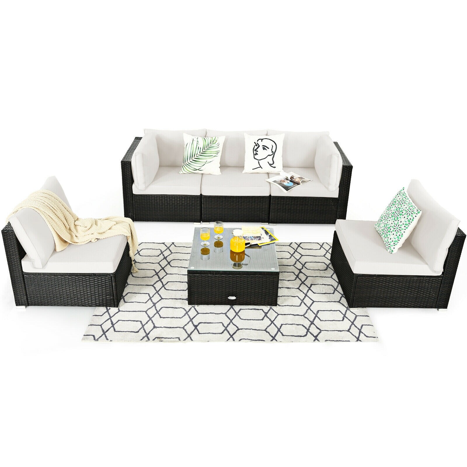 Clihome CWCH-HW67AC937WH+ Patio-Conversation-Sets - View #3