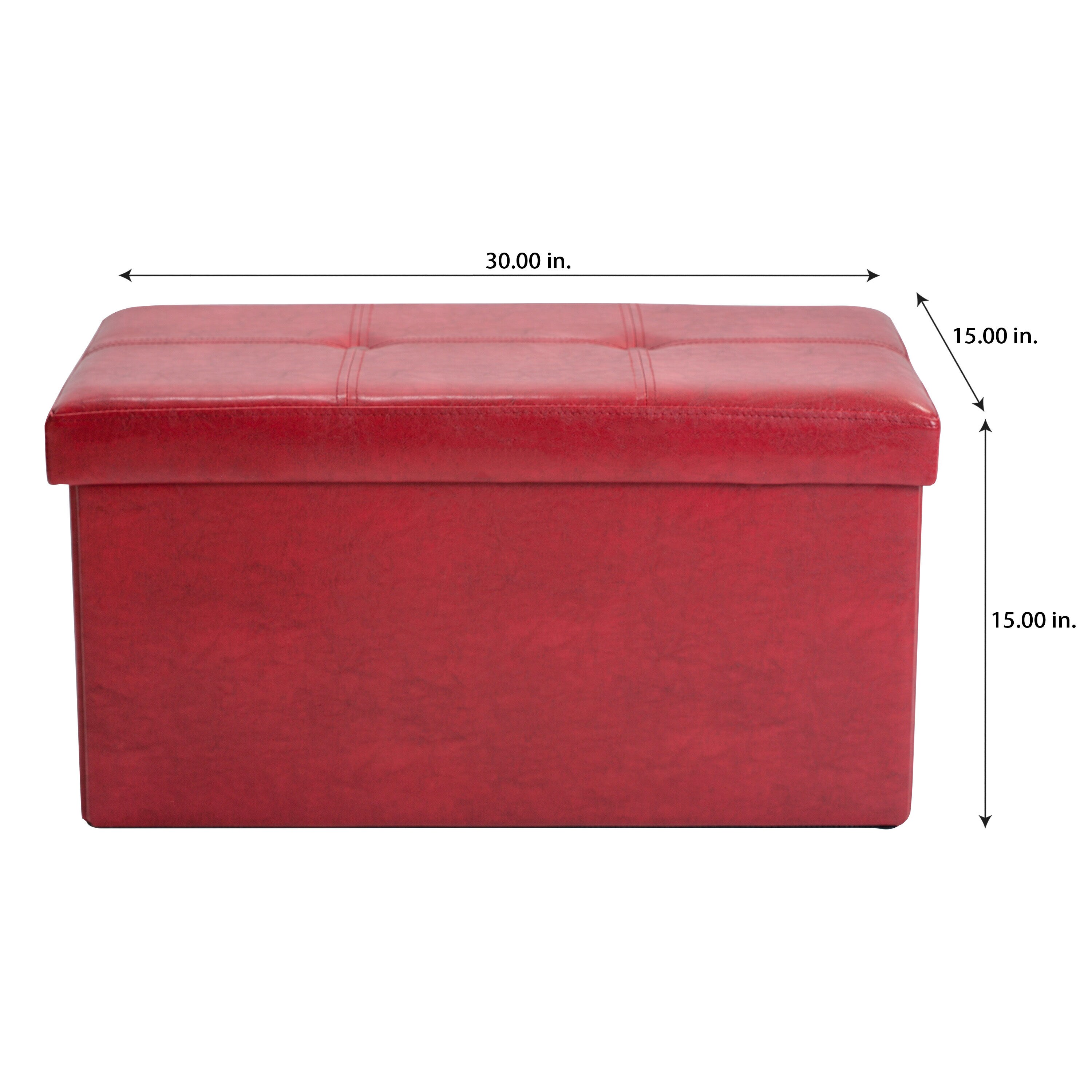 Simplify F-0630-RED Indoor-Ottomans - View #5