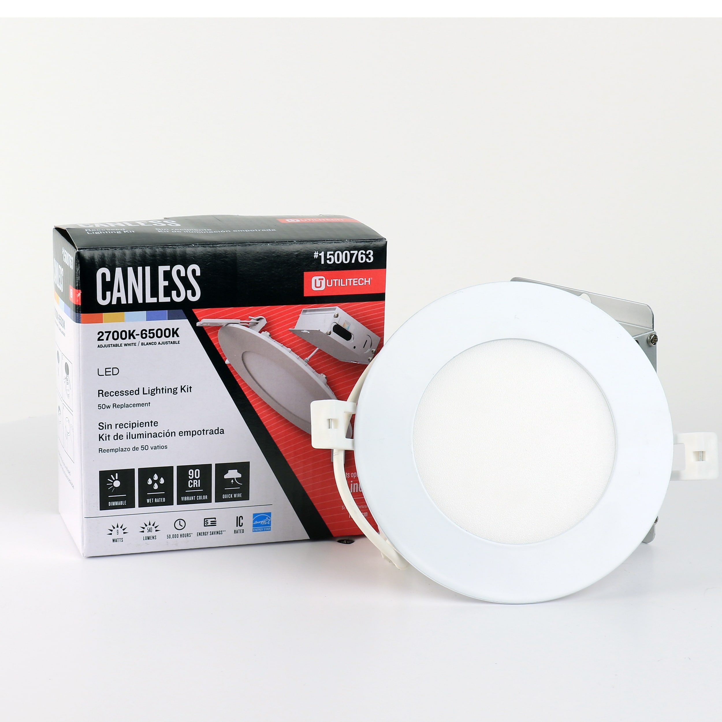 utilitech canless 2700k 6500k instructions