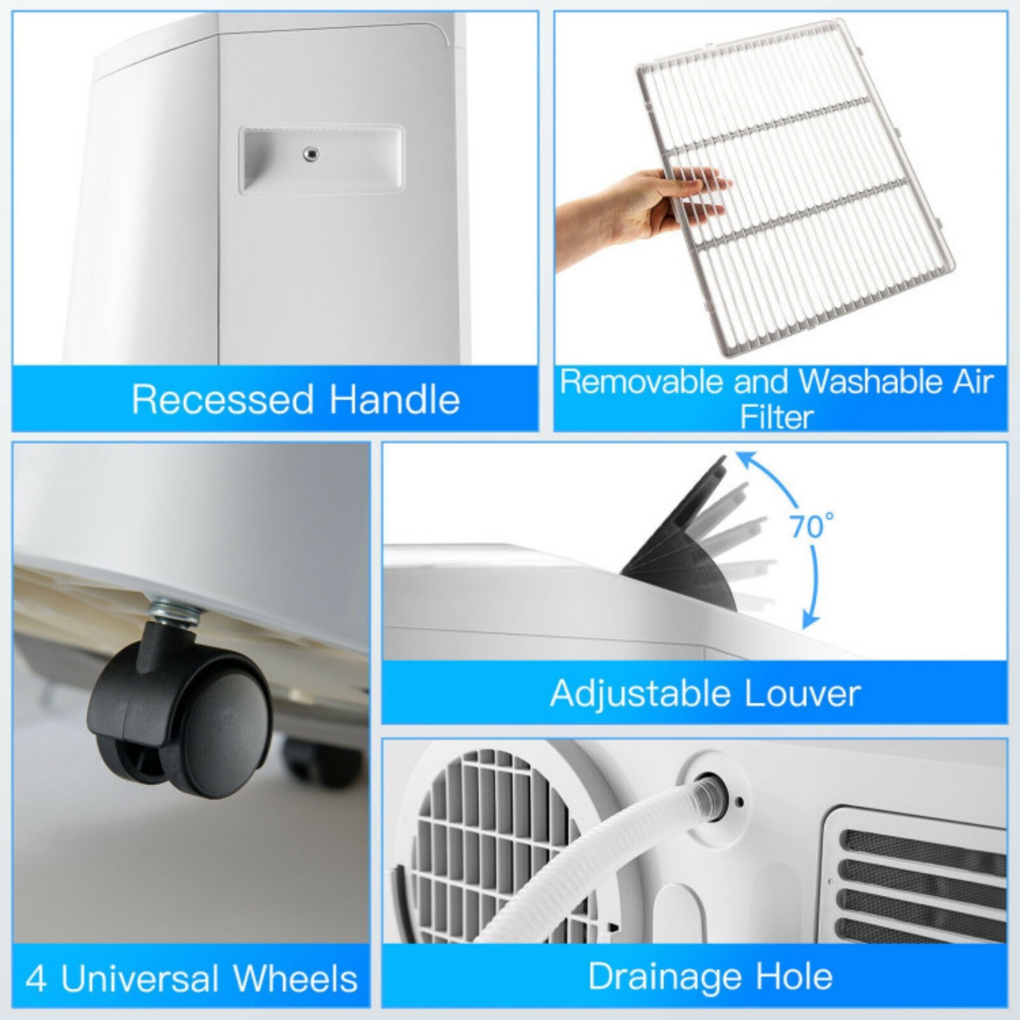 LUCKY ONE LO-FP10115USWH Portable-Air-Conditioners - View #10
