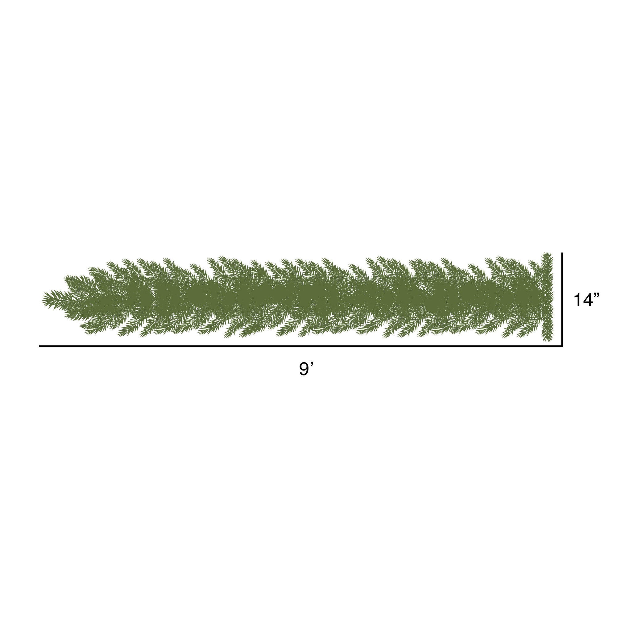 Vickerman G225715LED Artificial-Christmas-Garland - View #3