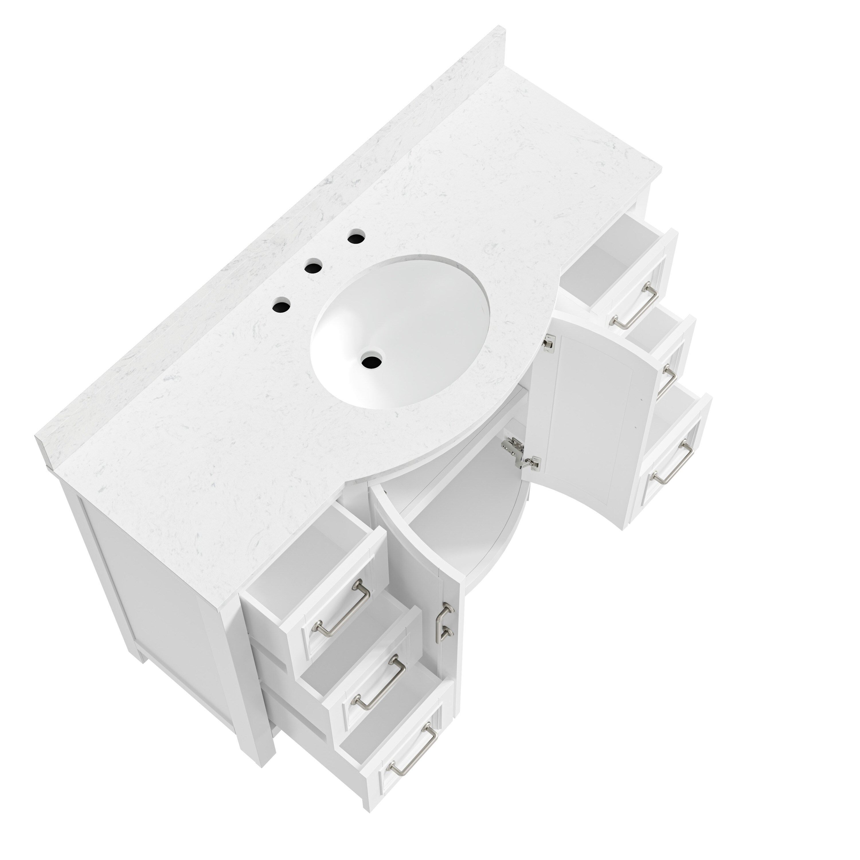 allen + roth 1007VTC-48-201-925UO Bath-Vanity-Combo - View #5