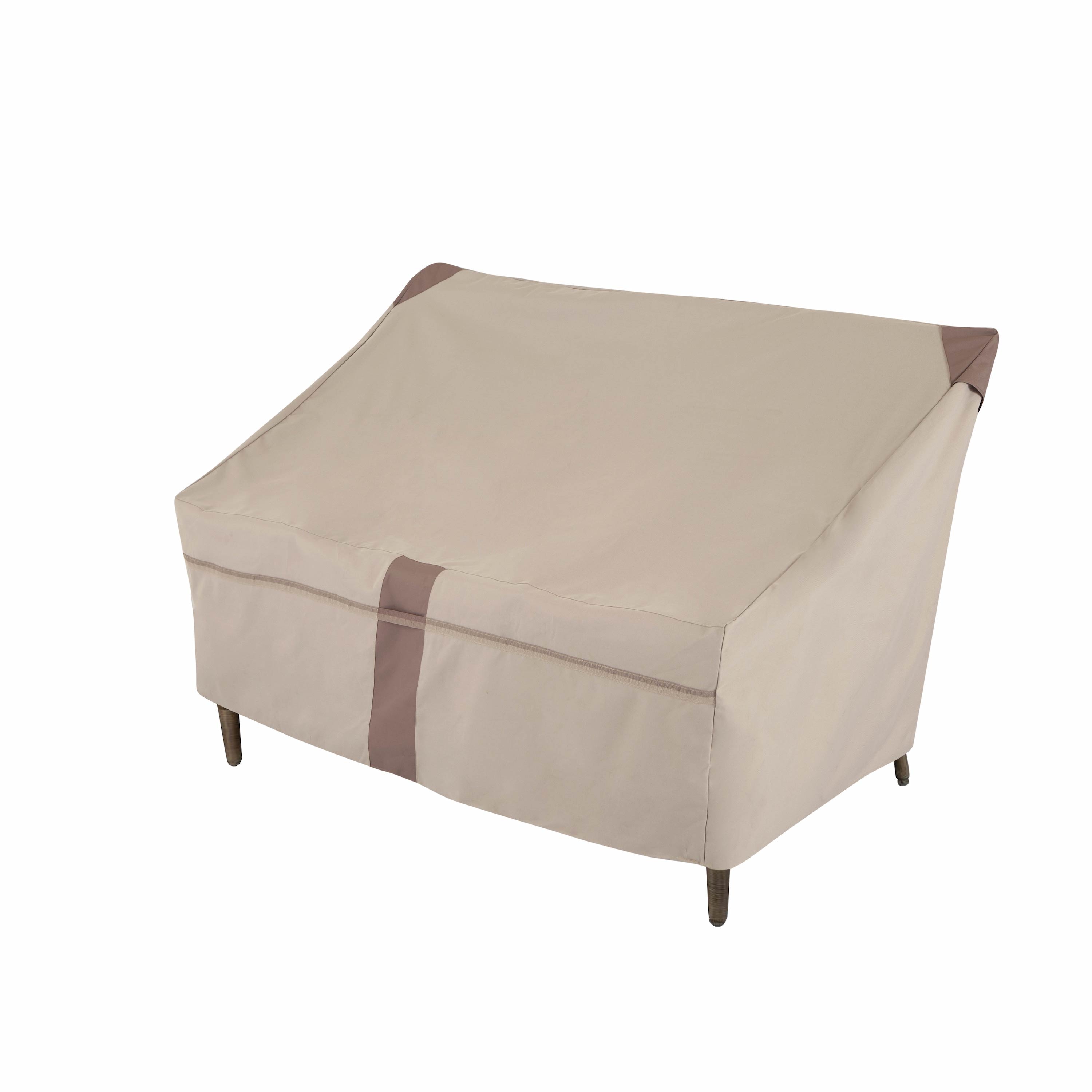 Modern Leisure 2905 Monterey Beige Polyester Patio Furniture Cover For Loveseat