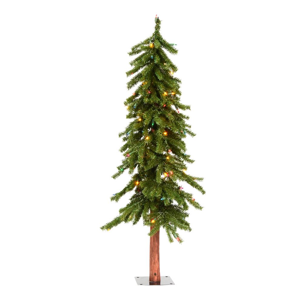Vickerman A805142 4-Feet Pre-lit Artificial Christmas Tree with Multicolor Incandescent Lights
