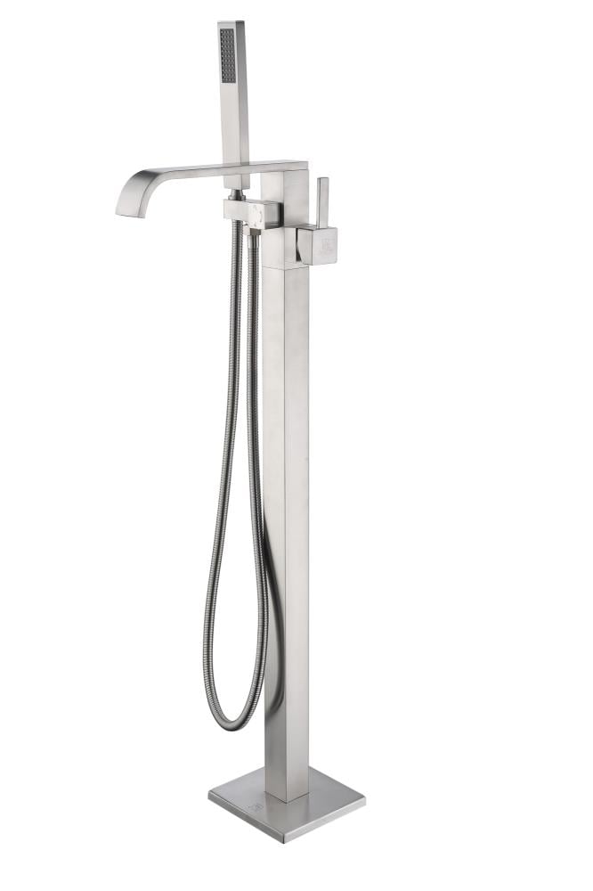 ANZZI Angel Series Brushed Nickel 2-handle Freestanding High-arc 