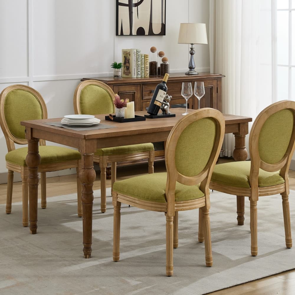 Maison Boucle BRIA-CHAIR-GREEN-4 Dining-Chairs - View #2