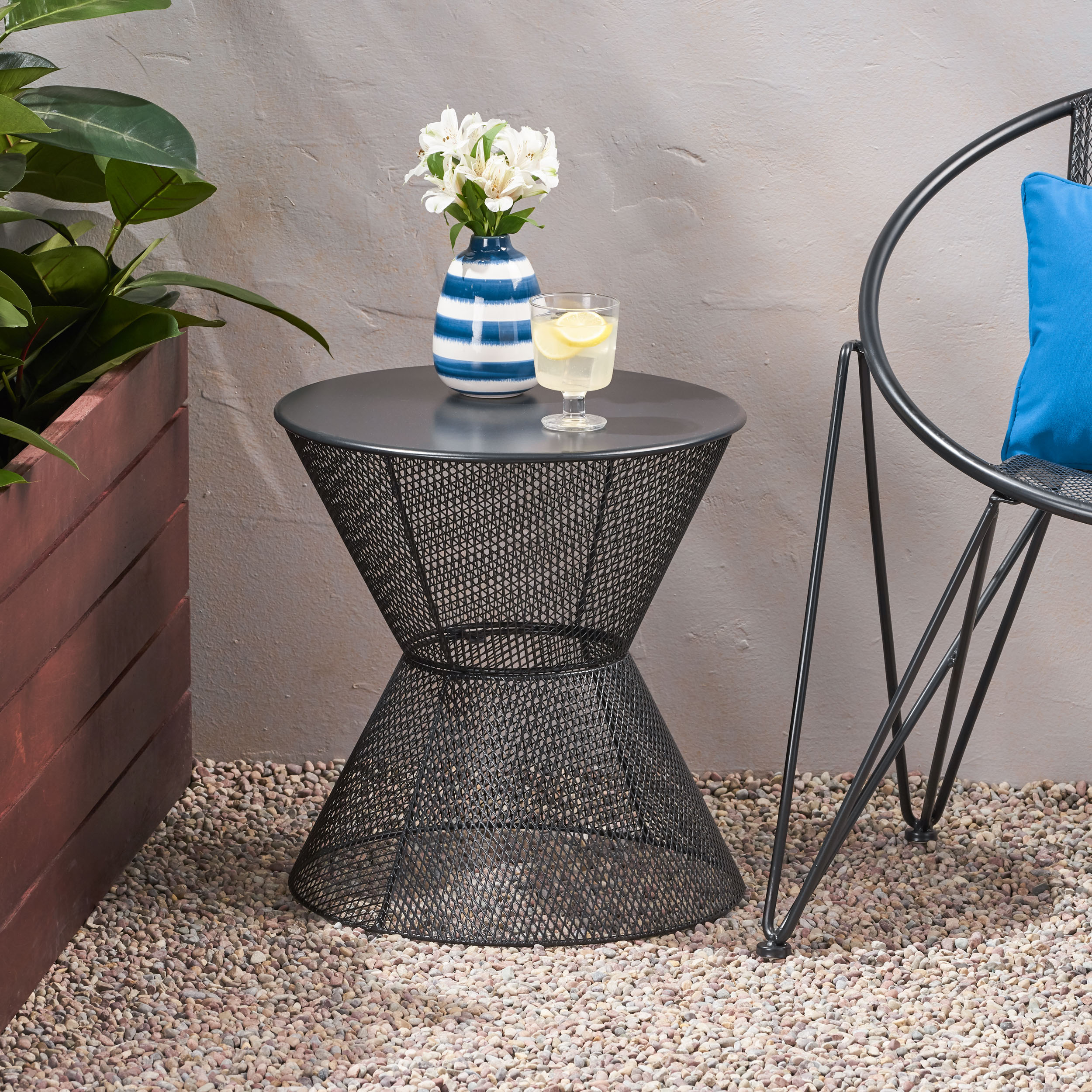 AHIOU HOME ZAAHG-65459.00BLKGS Garden-Stools - View #4