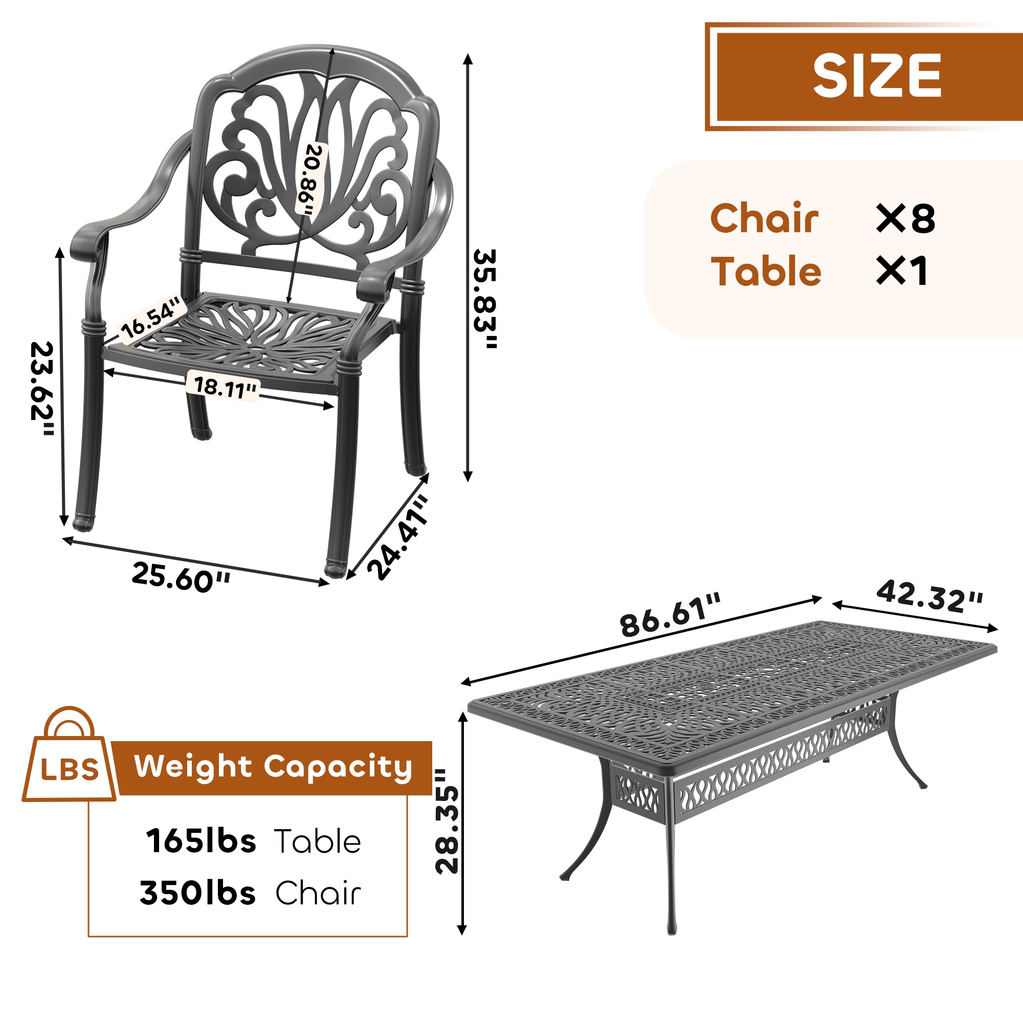 nicesure SLBK6002CZ8A1119RC Patio-Dining-Sets - View #9