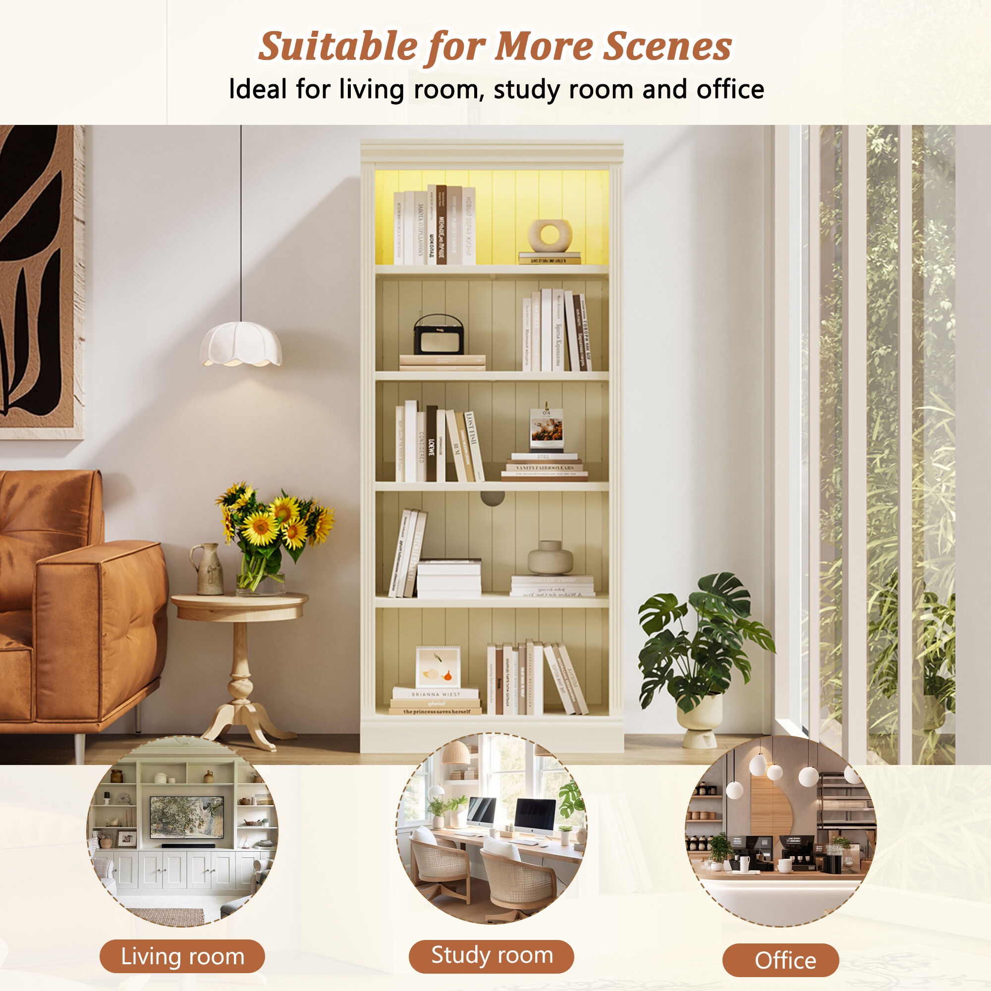 ModernLuxe L3P-N751S246920A bookcases - View #12