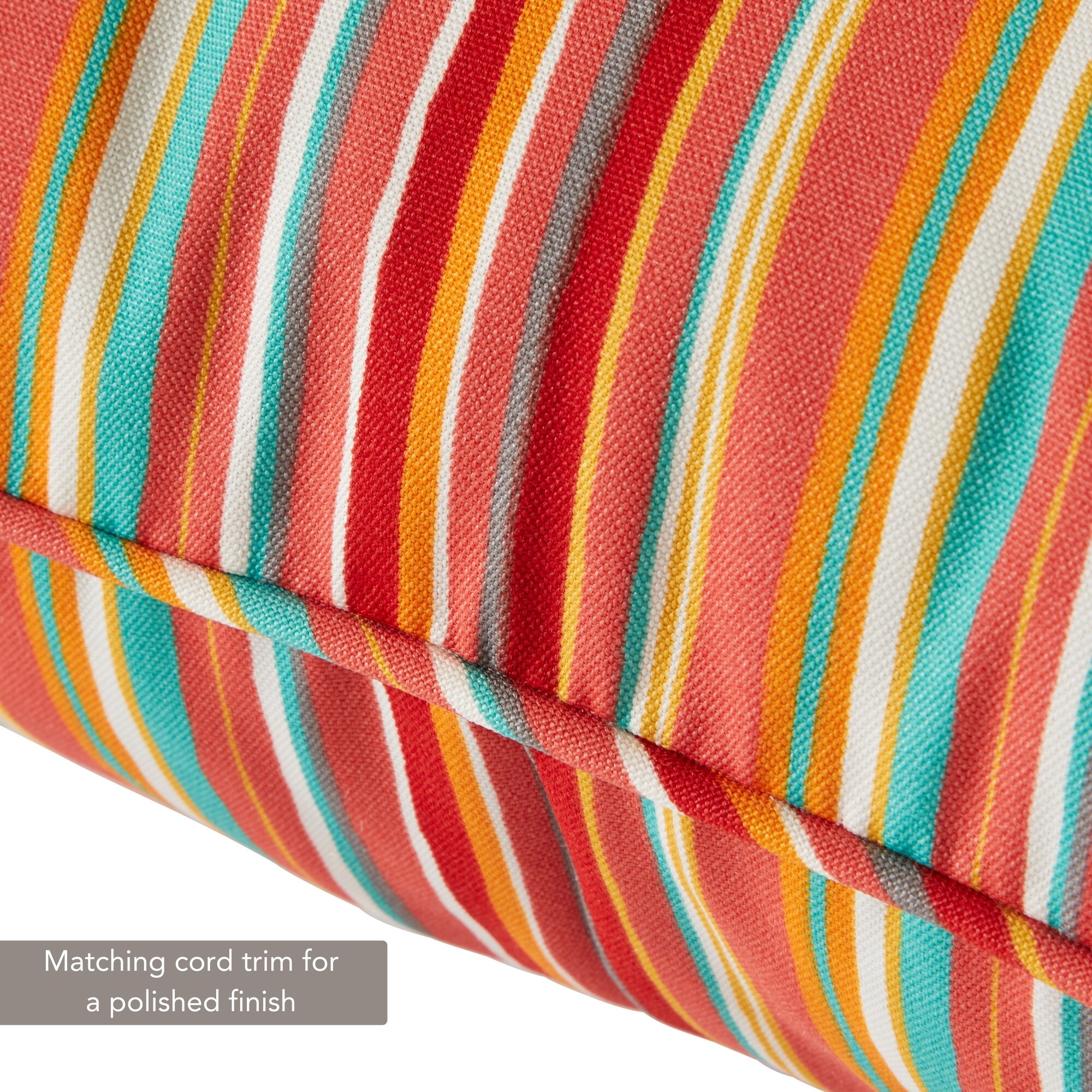 Greendale Home Fashions OC7820-WATERMELON Patio-Furniture-Cushions - View #5