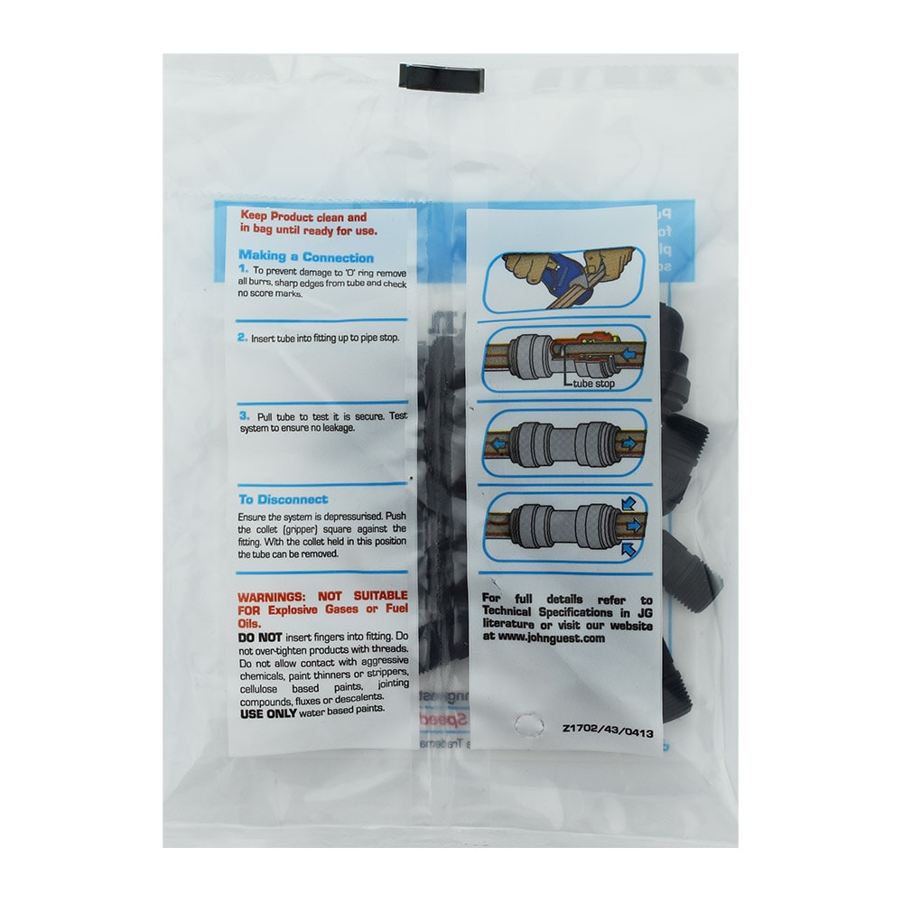 John Guest PP480821E Push-Fittings - View #2