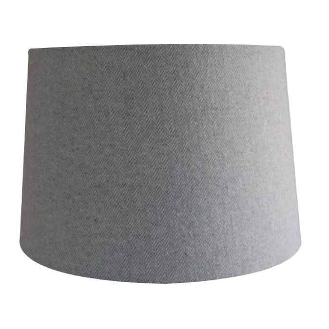 Light Gray Fabric Drum Lamp Shade, What Is Uno Assembly Lamp Shade