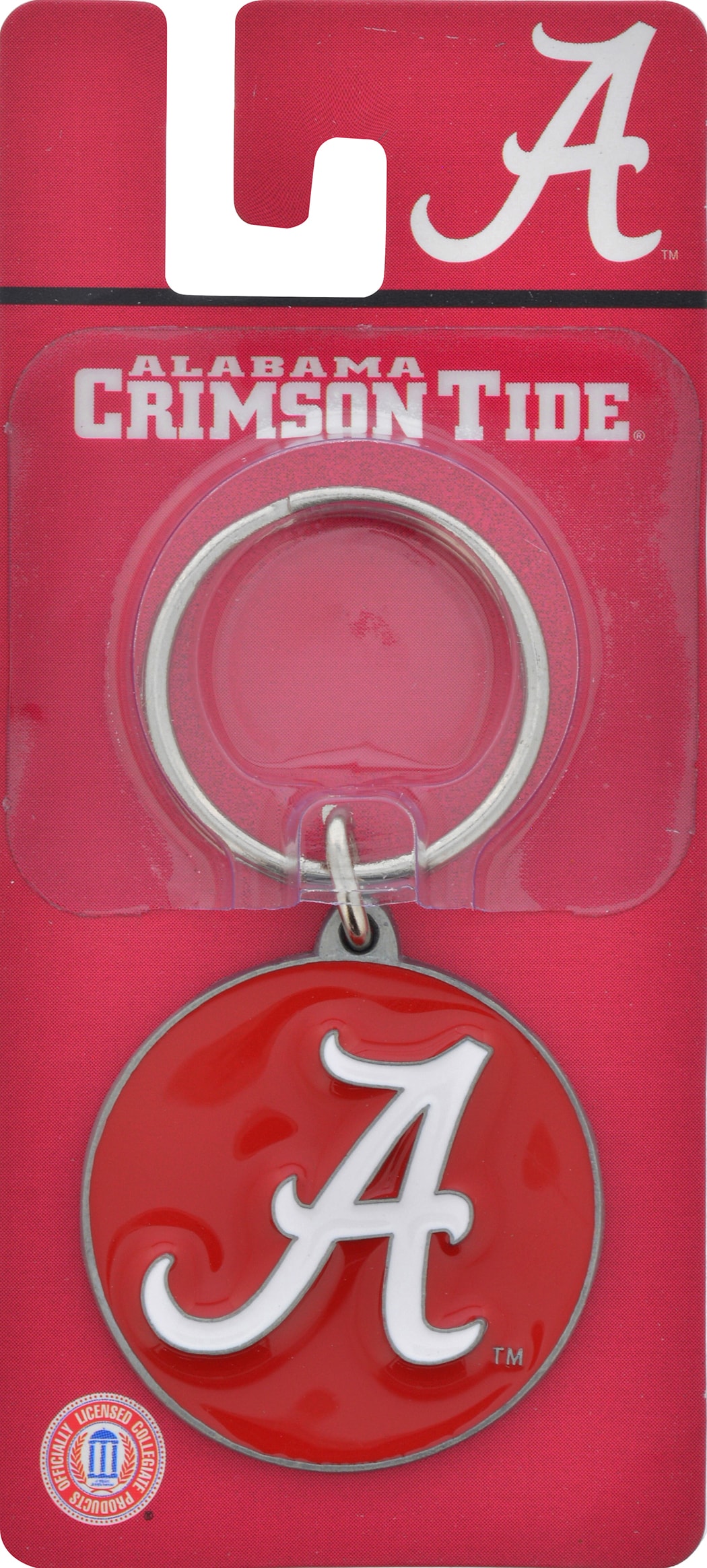 Hillman 711160 Alabama Crimson Tide Sports Team Colors Keychain