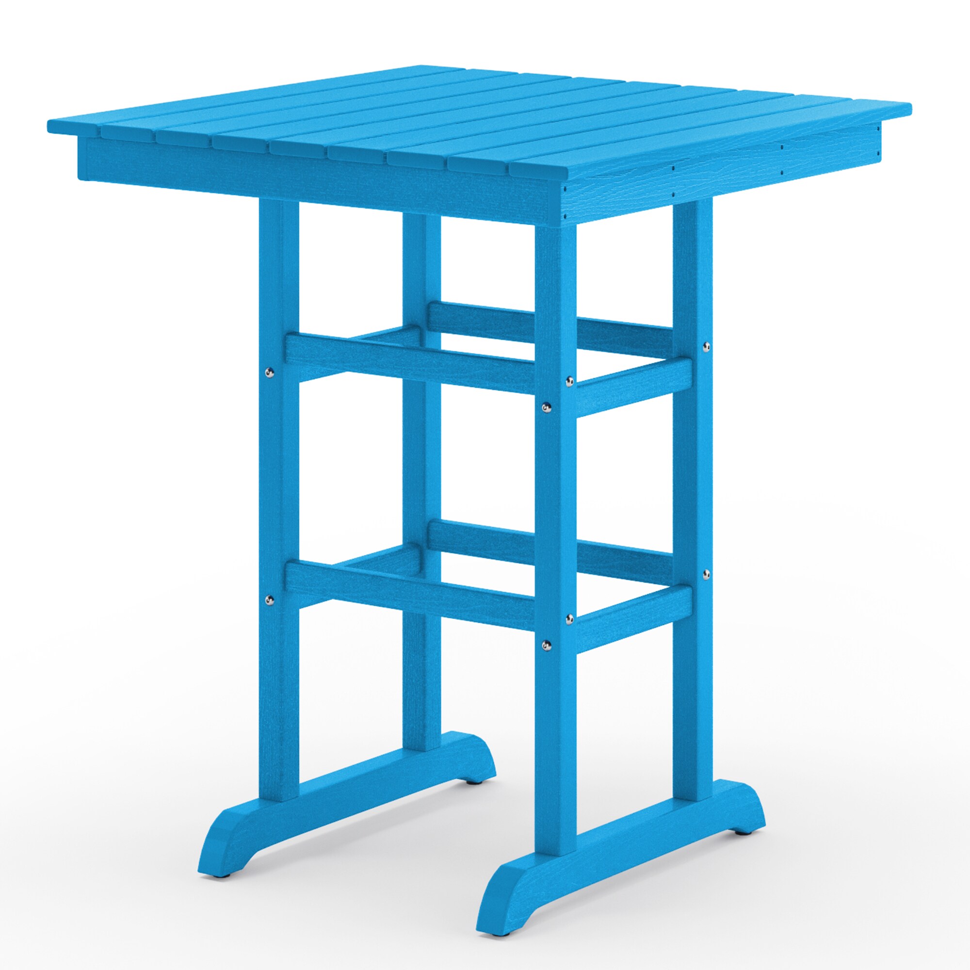 LUE BONA LB23DT0003-400LS Square Outdoor Bar height Table 31.3-in W x 31.3-in L