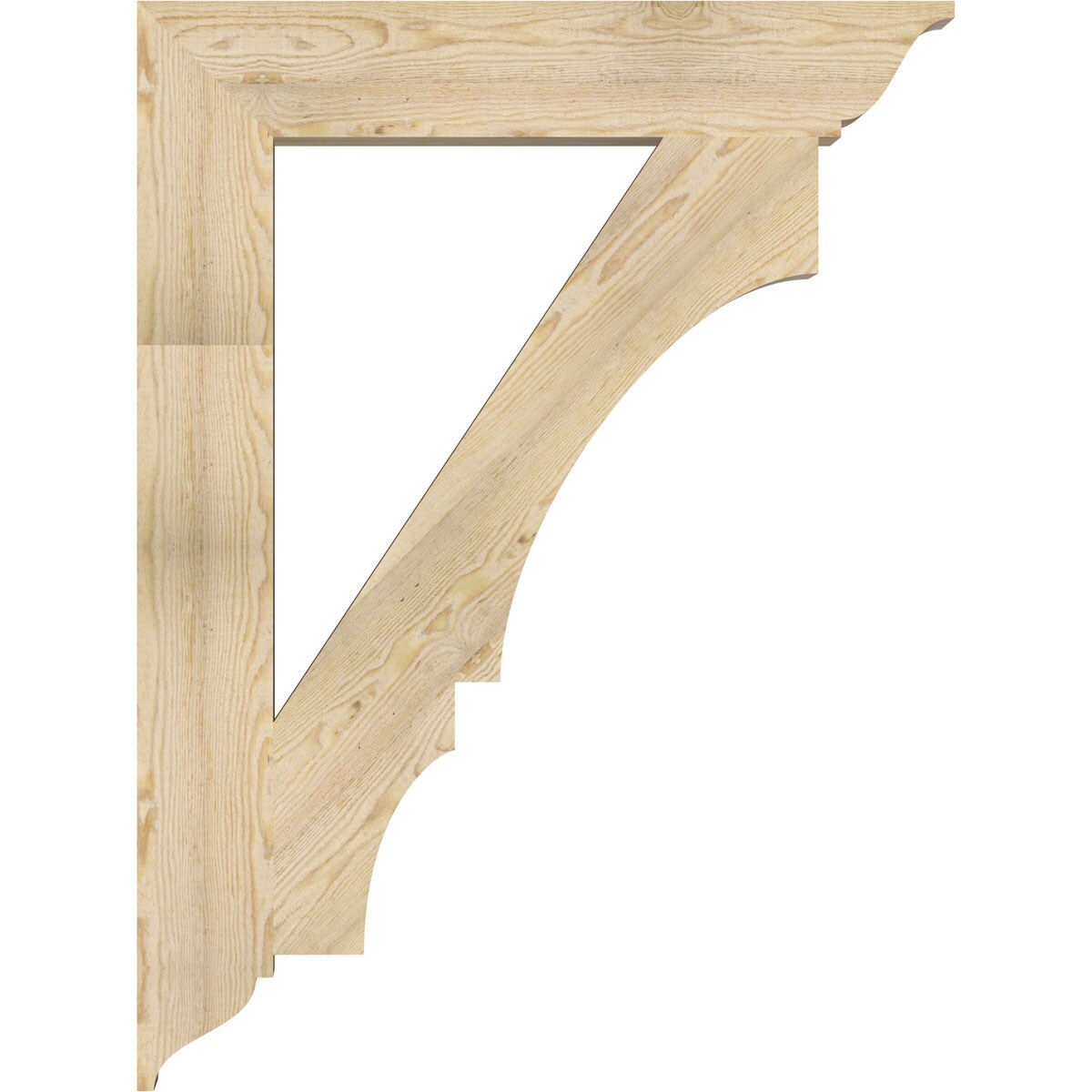 Ekena Millwork BKT06X36X48BOA01RDF Exterior-Brackets-Braces - View #3