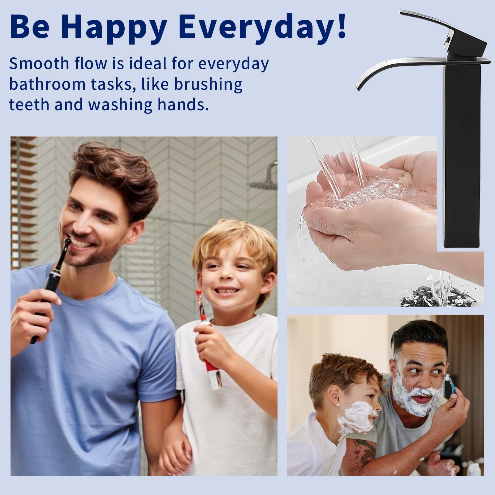 BWE A-96021H-BLACK Lavatory-Faucets - View #7
