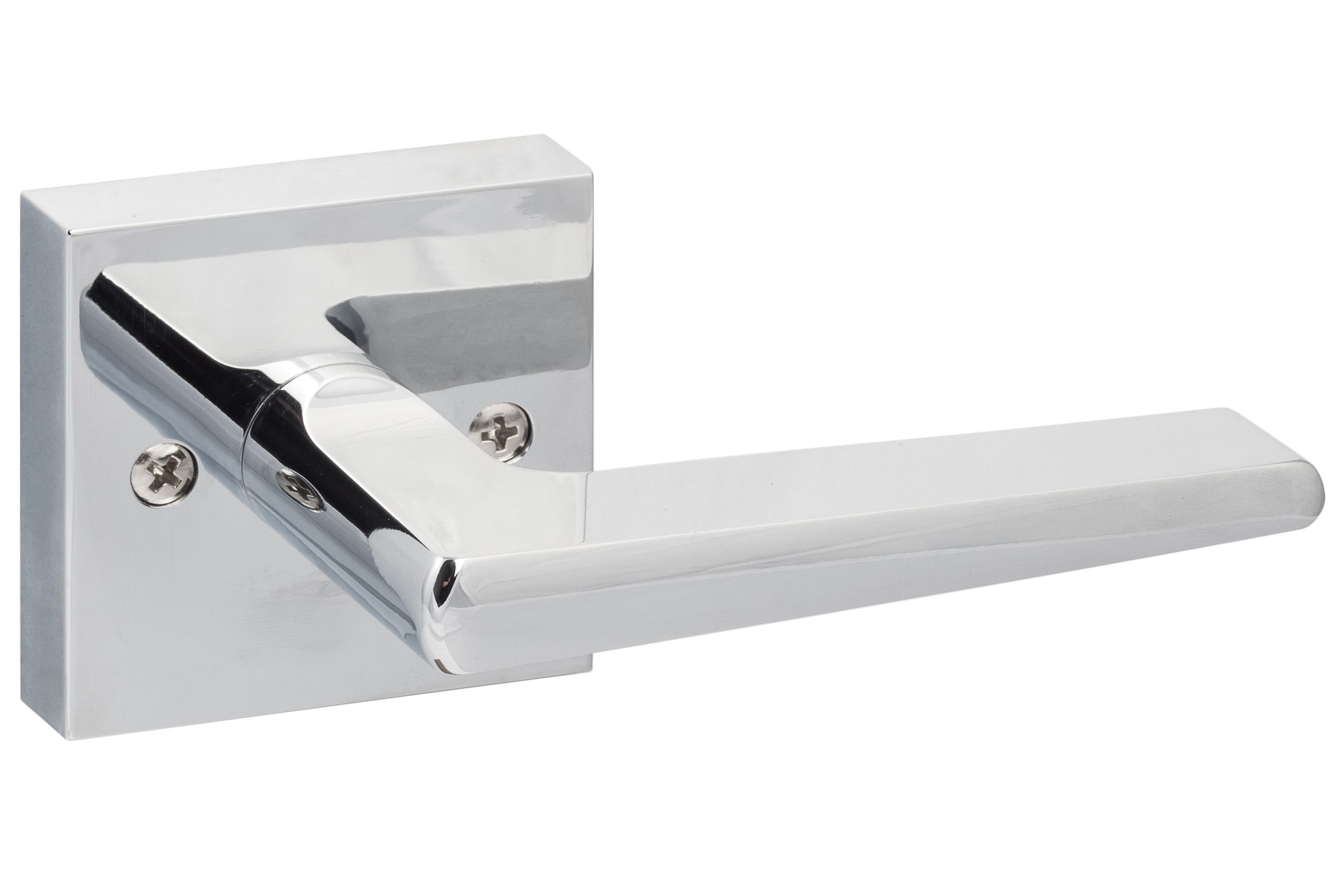 Sure-Loc Hardware BS100-SQ 26 Ridgecrest Modern Basel-Square Polished Chrome Interior Hall/Closet Dummy Door Handle