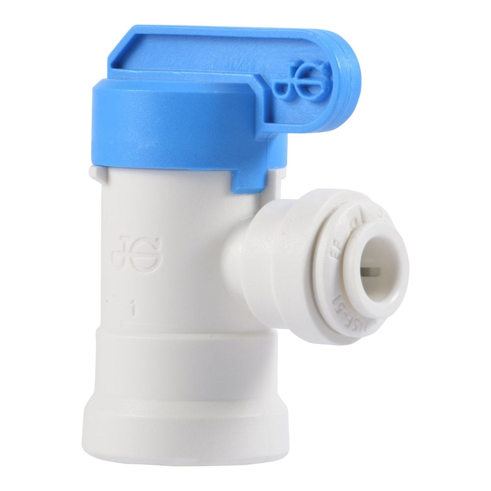 John Guest PPSV500822W 1/4-in FIP x 1/4-in Push-to-connect Polypropylene Quarter Turn Supply (10-Pack)