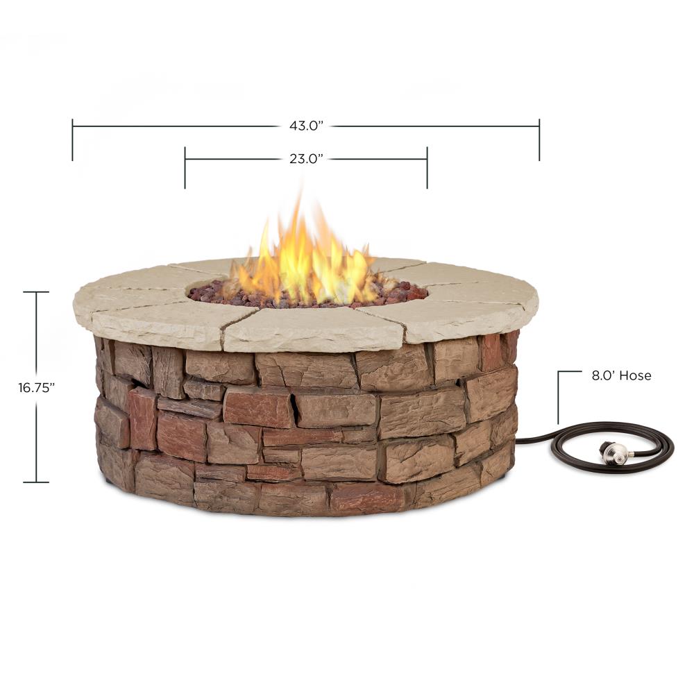 real flame sedona propane fire table