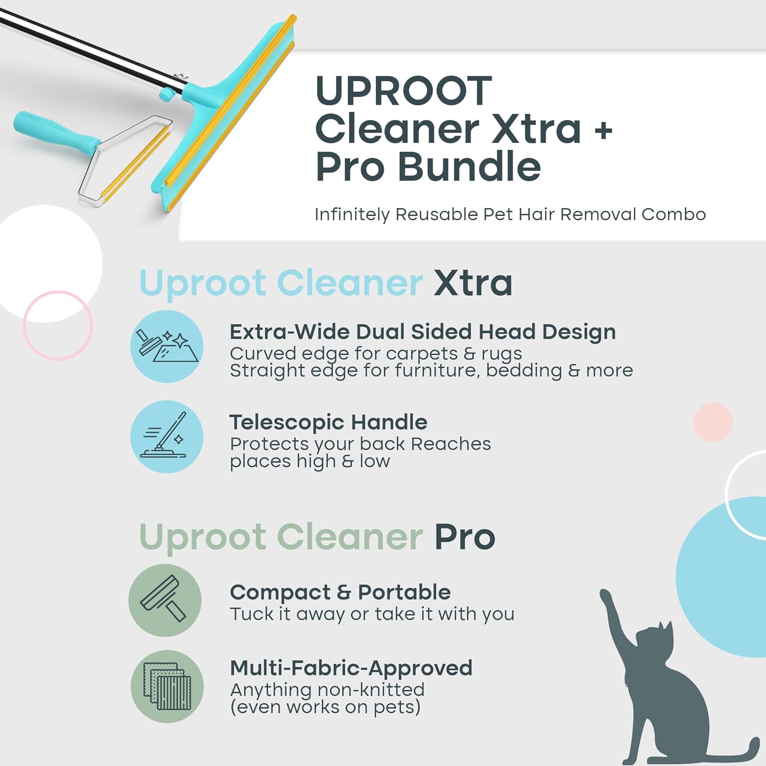 Uproot Clean MINI+PRO+XTRA Pet-Grooming-Supplies - View #3