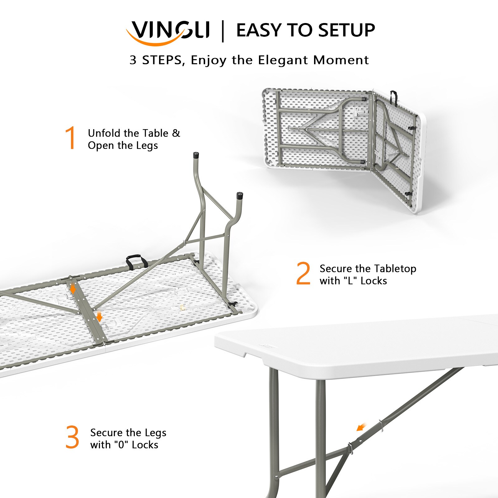 VINGLI LW-G26000906 Folding-Tables - View #3