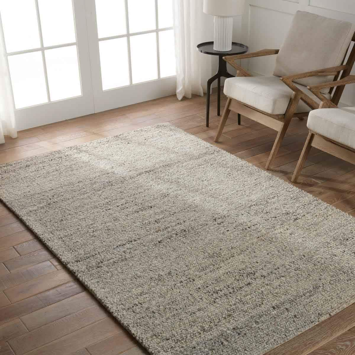 Jaipur Living 9 X 12 Gray Indoor Geometric Industrial Area Rug in