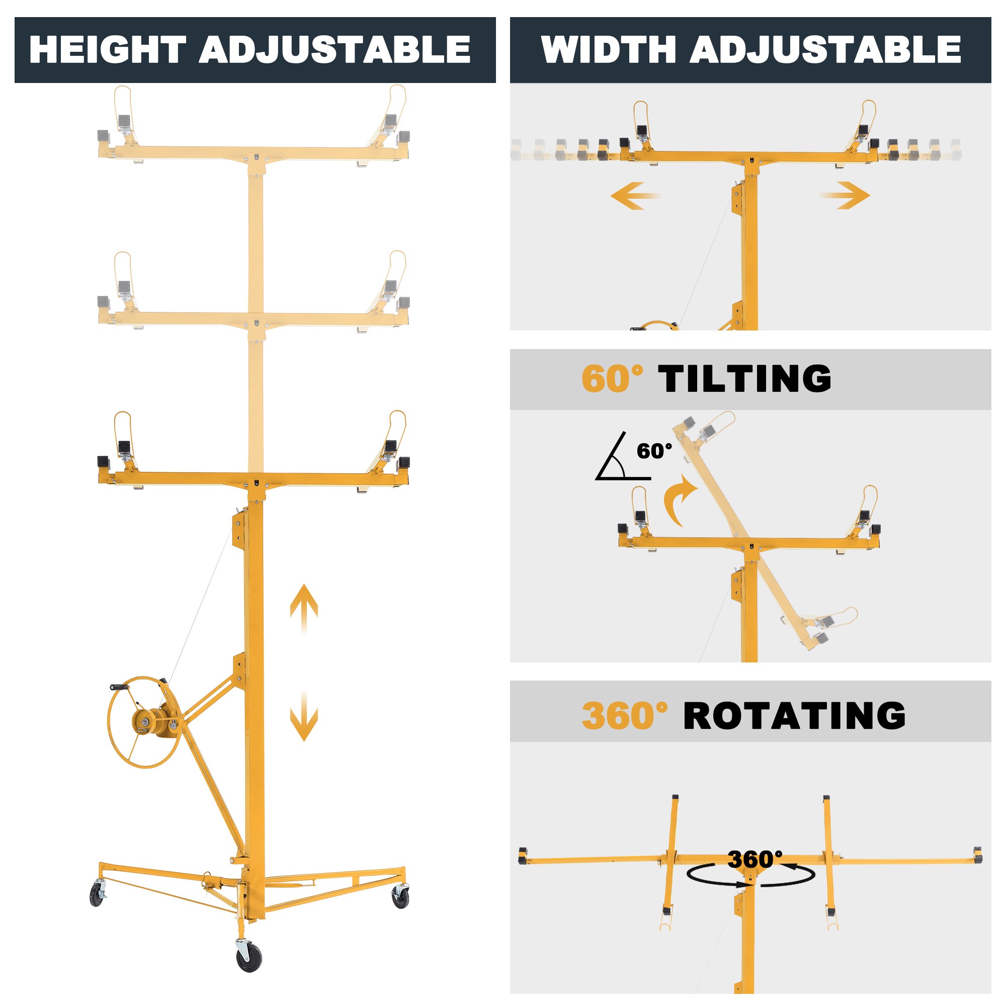Tatayosi T-SJ011Y Drywall-Panel-Carriers - View #9