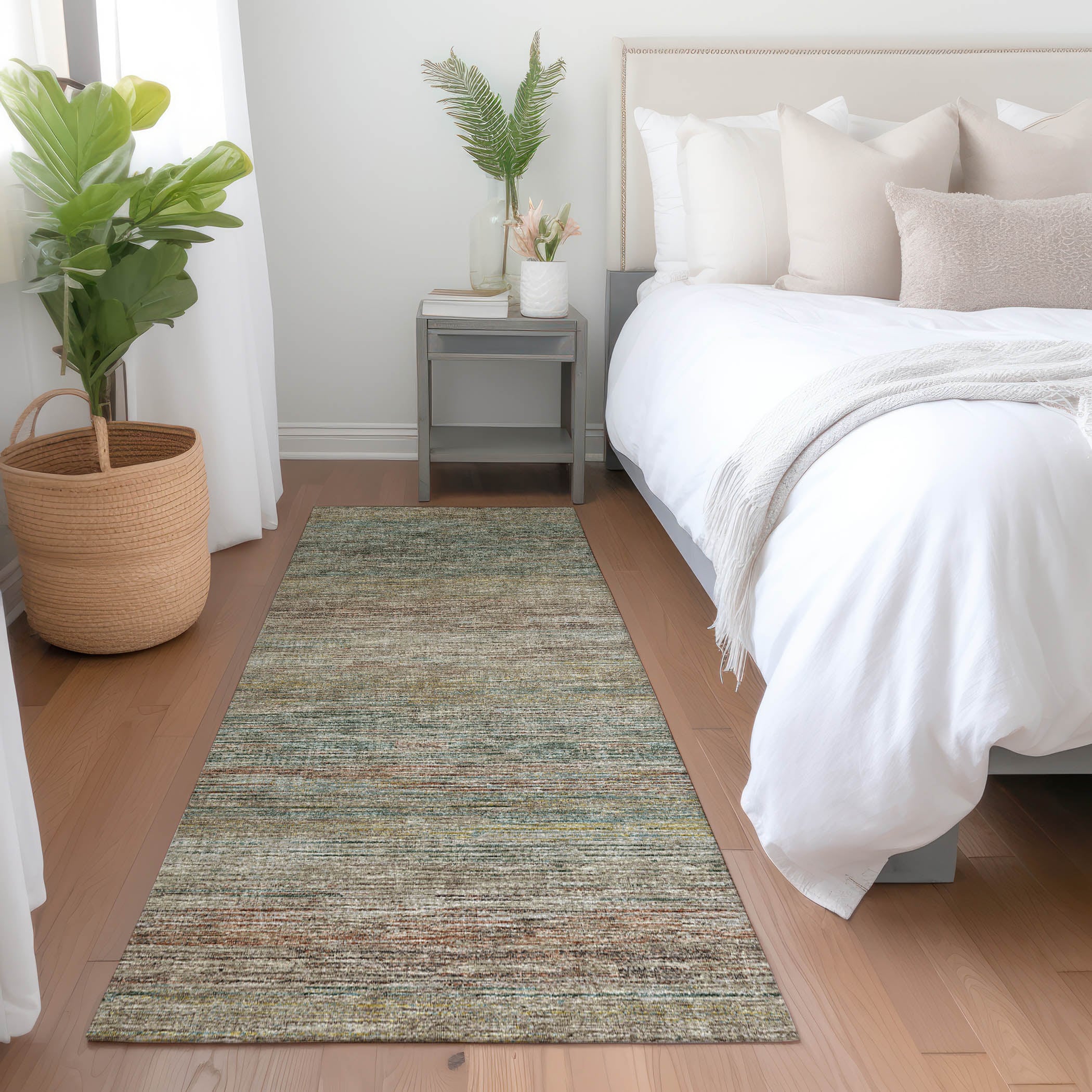 Addison Rugs AMF32MU2X8 Mayfield AMF32MU 2 x 7 (ft) Loomed Polyester Multi Rectangular Indoor Abstract Machine washable Runner rug