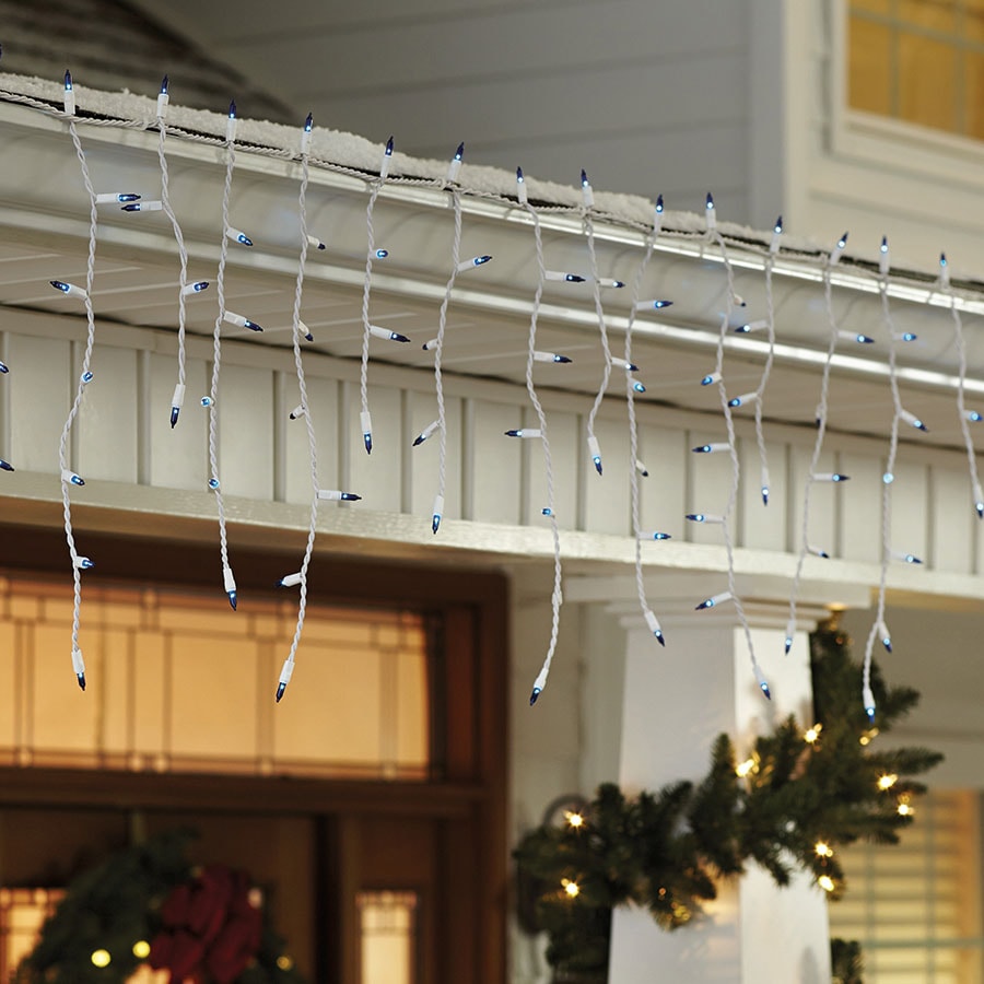 Northlight 300-count Clear Mini Icicle Christmas Lights, 9 Ft