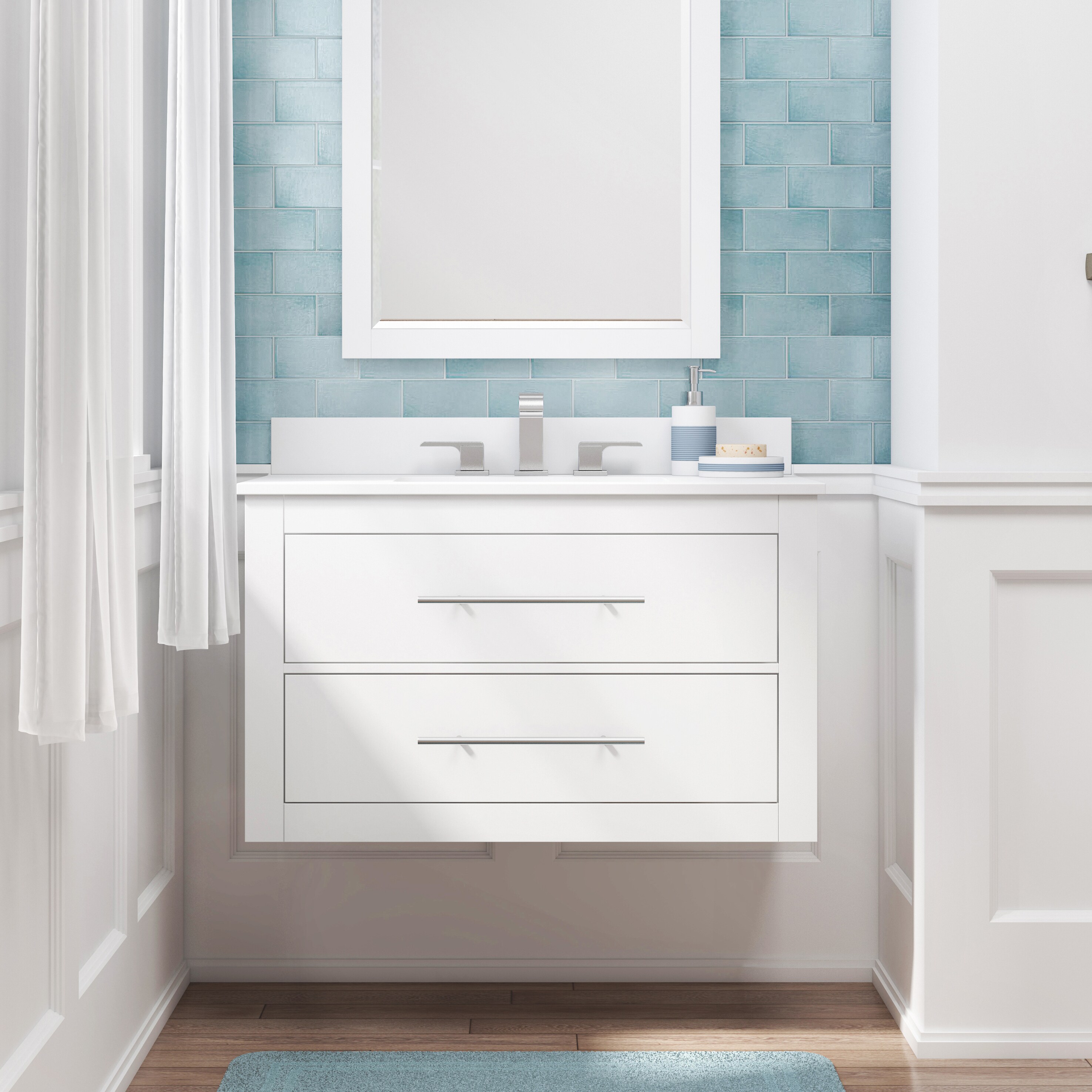 allen + roth LWS36HWV Bath-Vanity-Combo - View #3