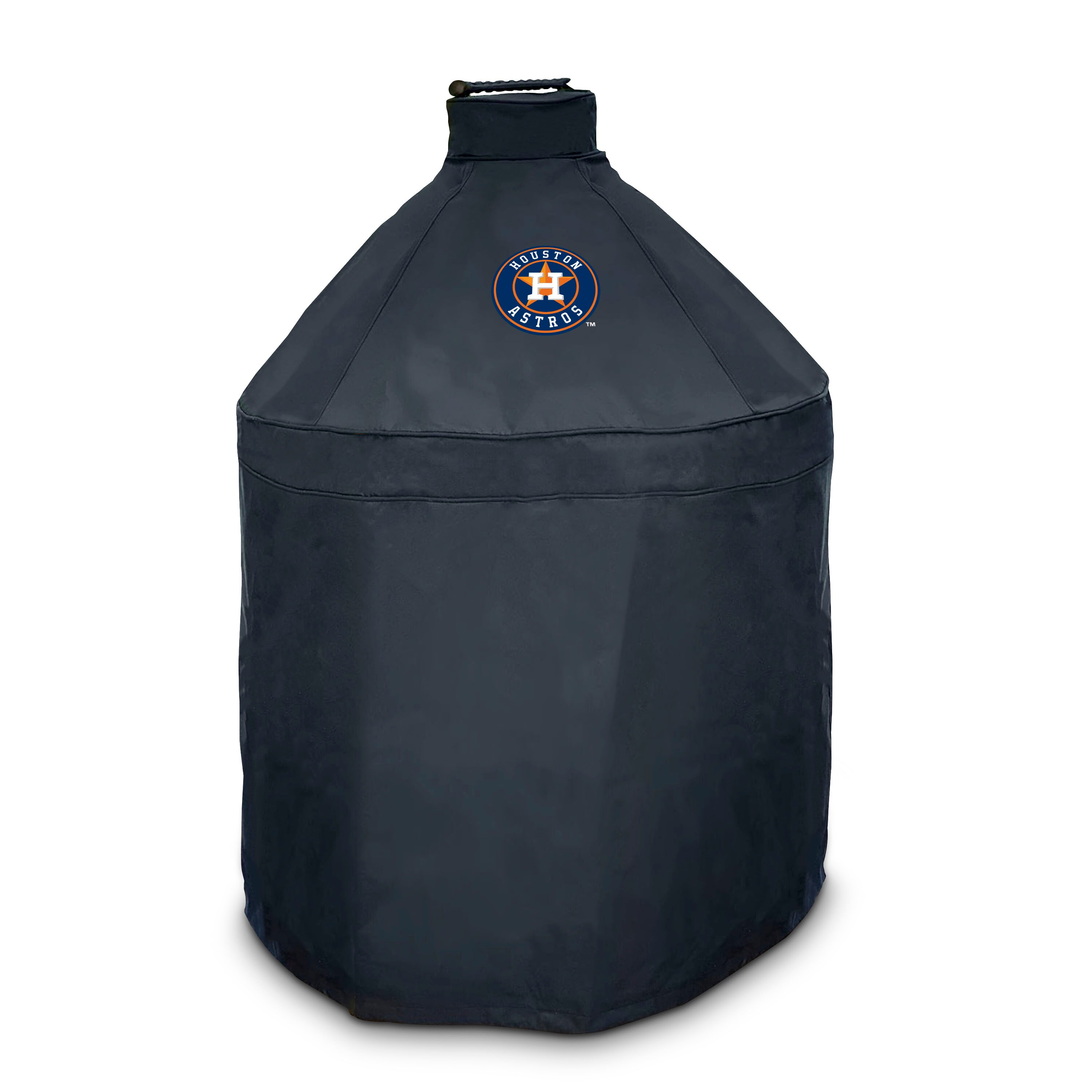 FANMATS 42814 Houston Astros MLB Kamado Grill Cover 27-Inches W x 40-Inches H Black Kamado grill Cover