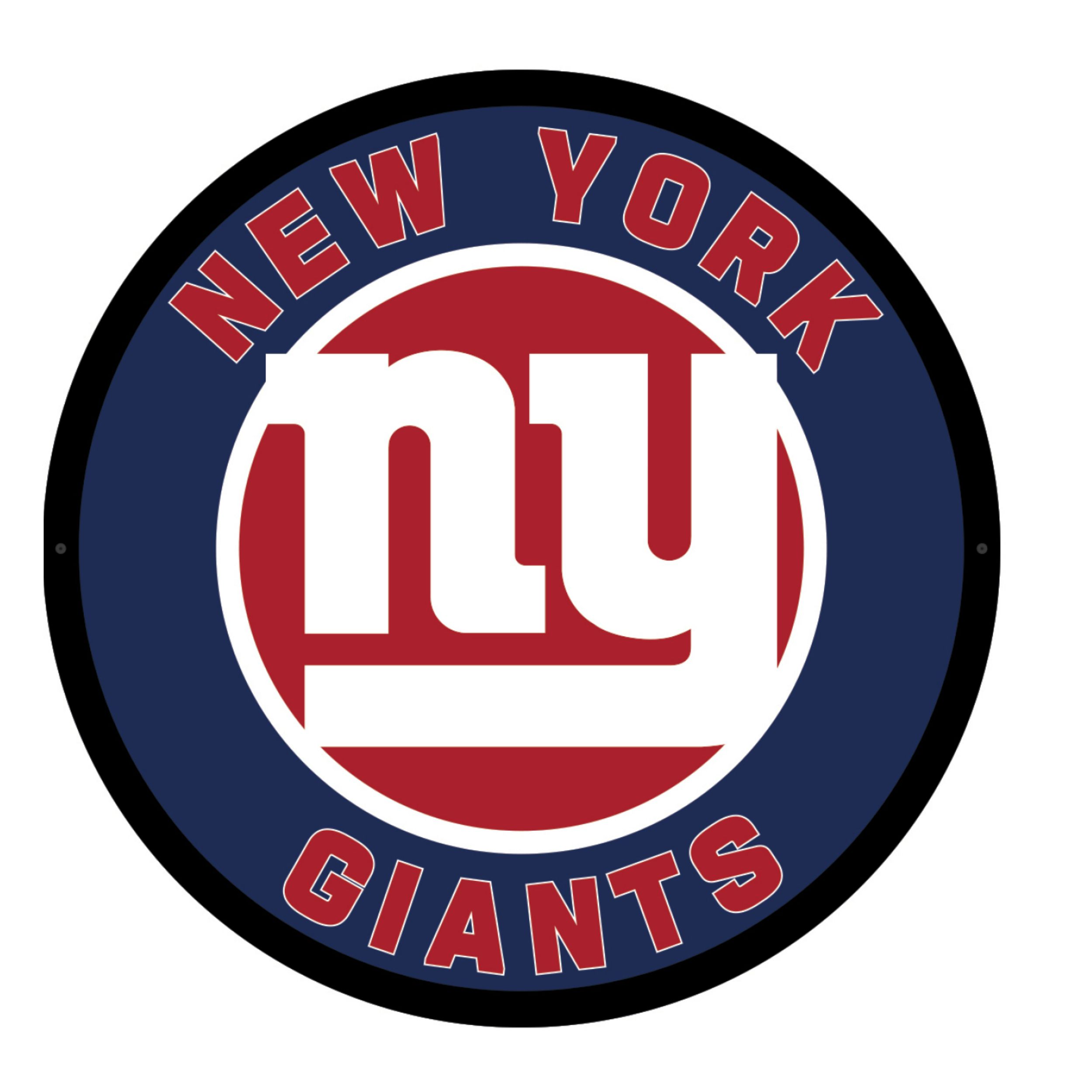 Evergreen 8LED3820RD New York Giants 23-Inches W x 23-Inches H Acrylic Sports Wall Phrases Wall accent