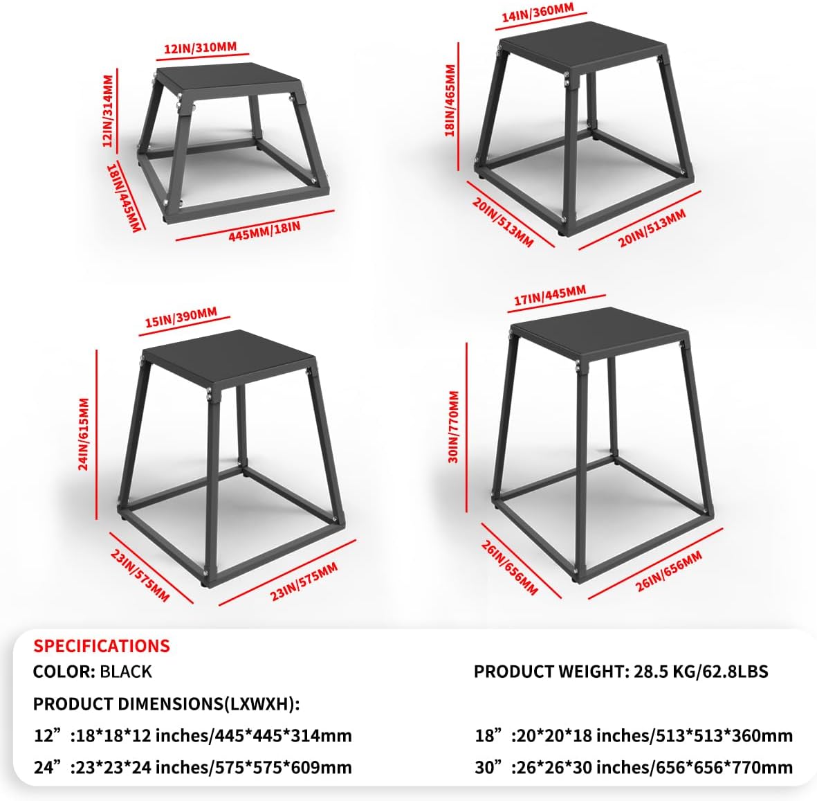 GAOMON LSPPJOK-KTP7JWQOI3 Plyo-Boxes-Platforms - View #2