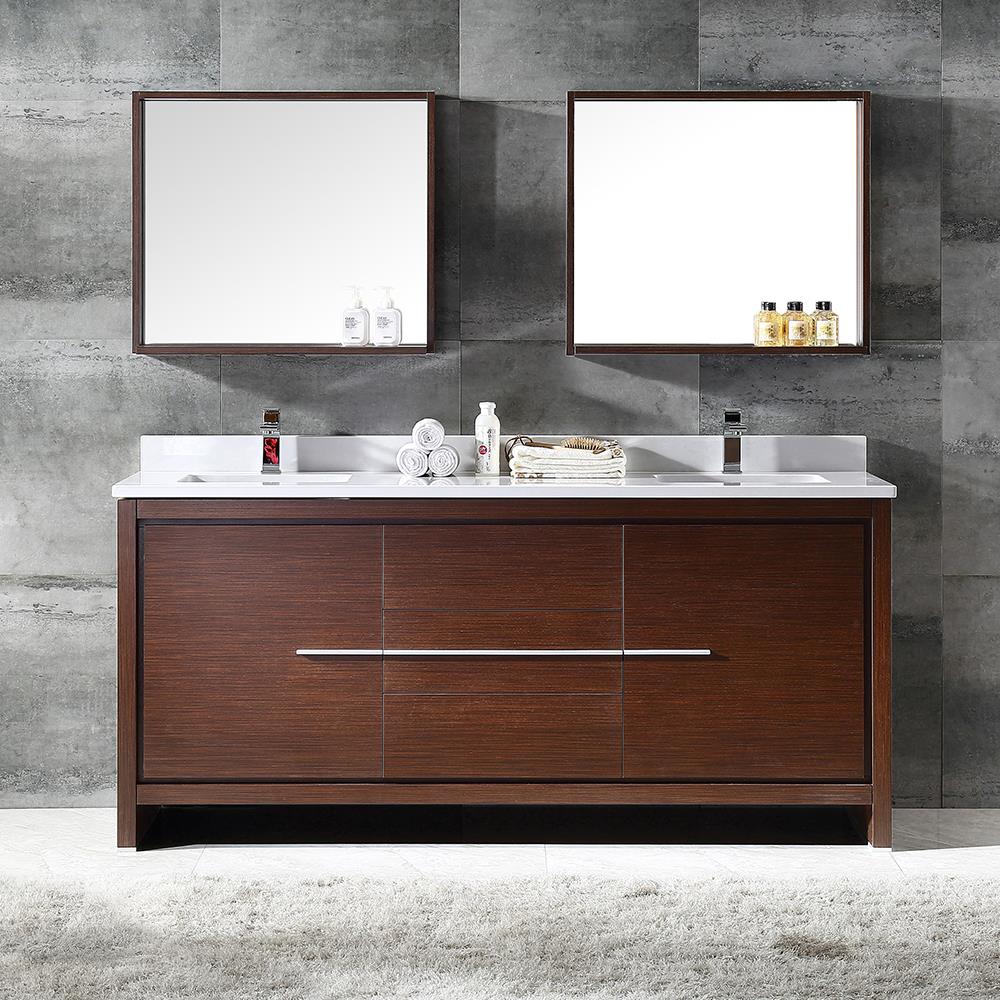Fresca FVN8172WG Bath-Vanity-Combo - View #2