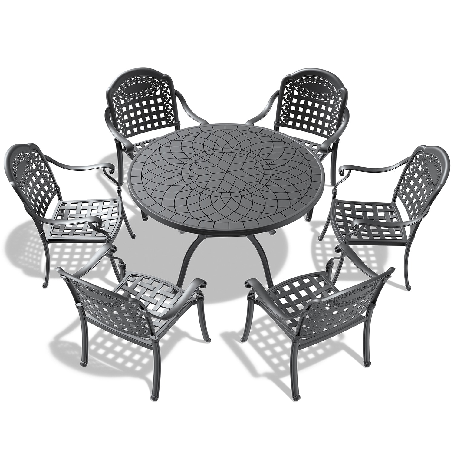 SINOFURN SYB840020BK Patio-Tables - View #4