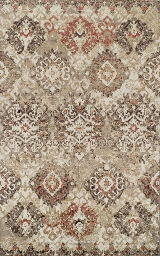 Addison Rugs OSBL31BE5X7 Blair 5 x 7 (ft) Polypropylene Beige Rectangular Indoor Ikat Southwestern Area rug